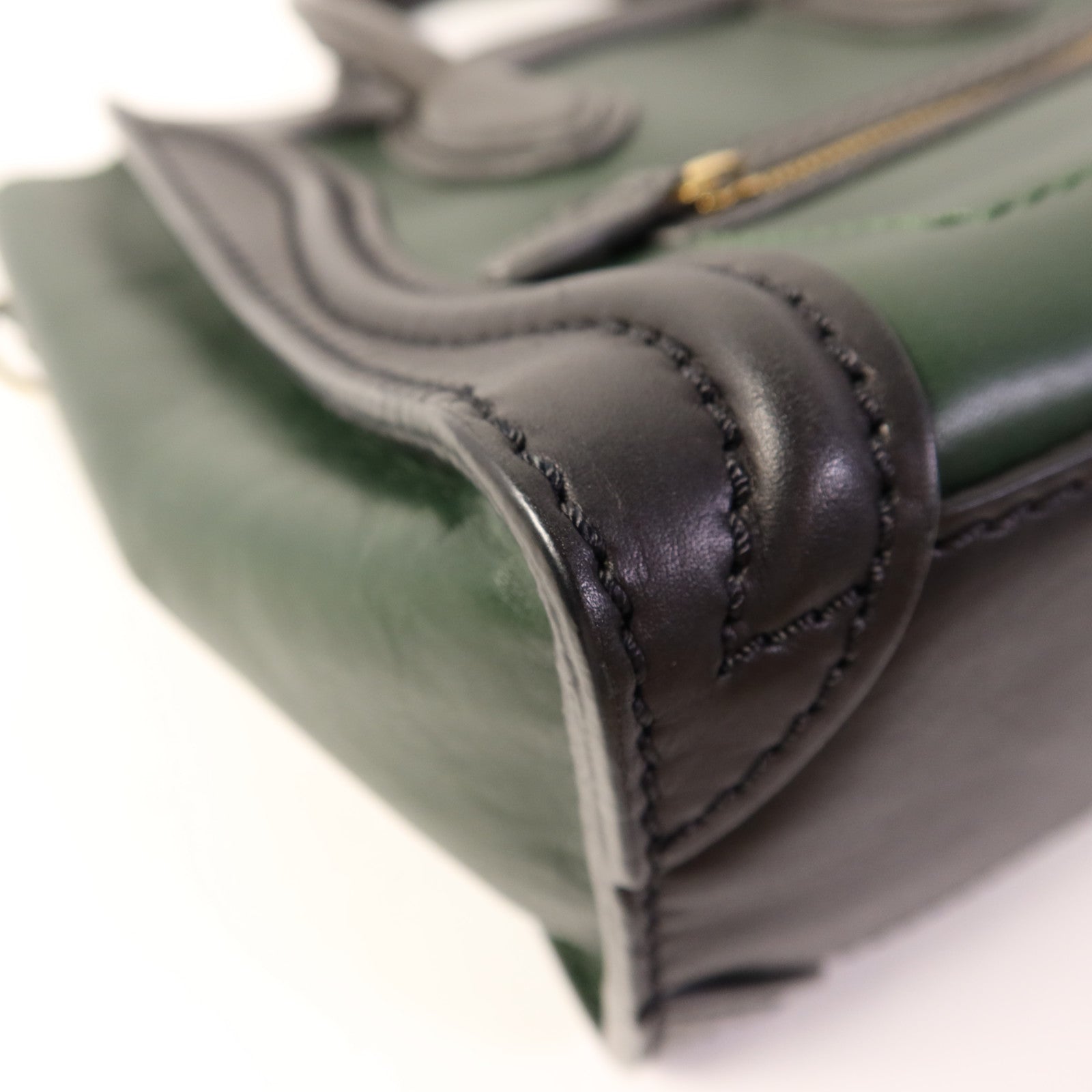 CELINE 牛皮皮革Nano Luggage金扣手挽肩背兩用袋