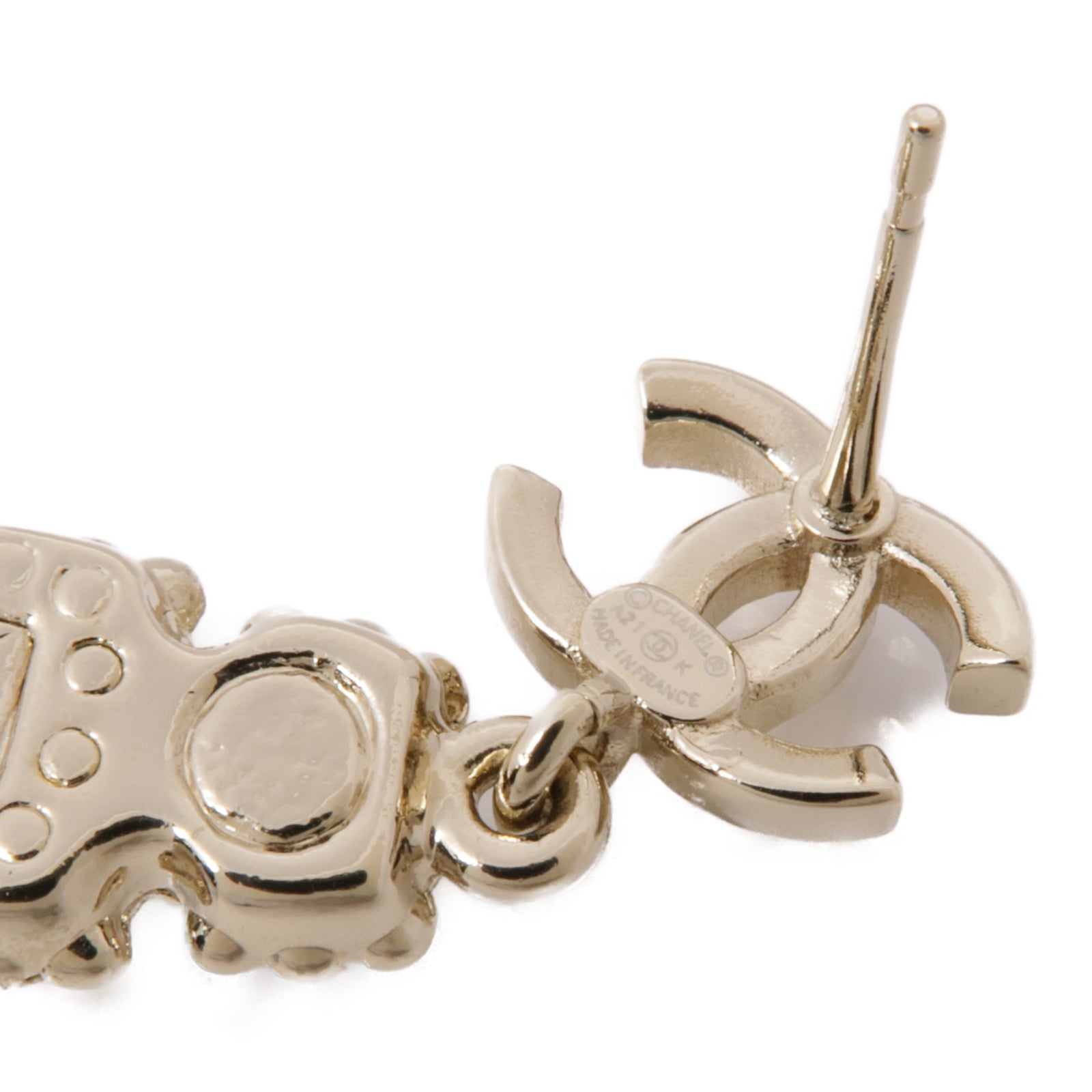 CHANEL 金屬/PVC Earrings耳環