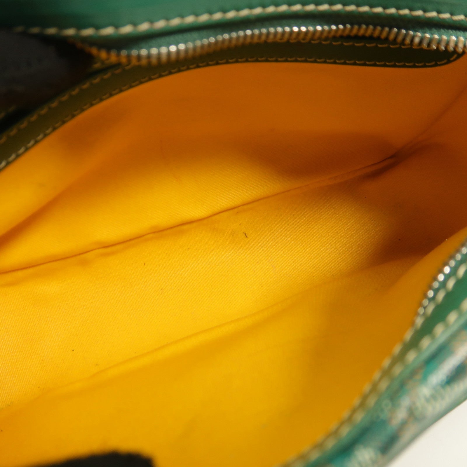 GOYARD 塗層帆布Cap Vert PM銀扣肩背袋