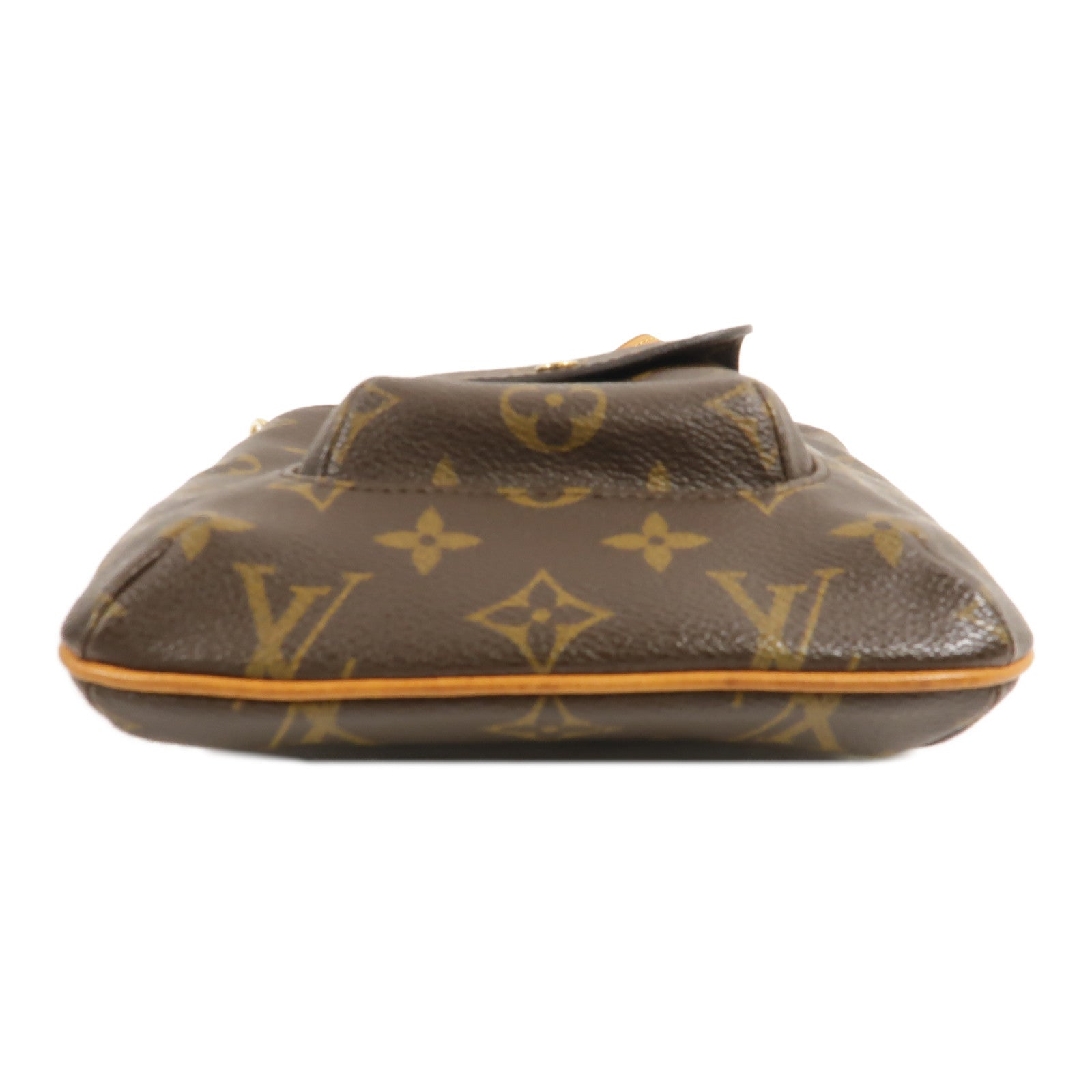 LOUIS VUITTON Monogram Particion金扣手拿包棕色