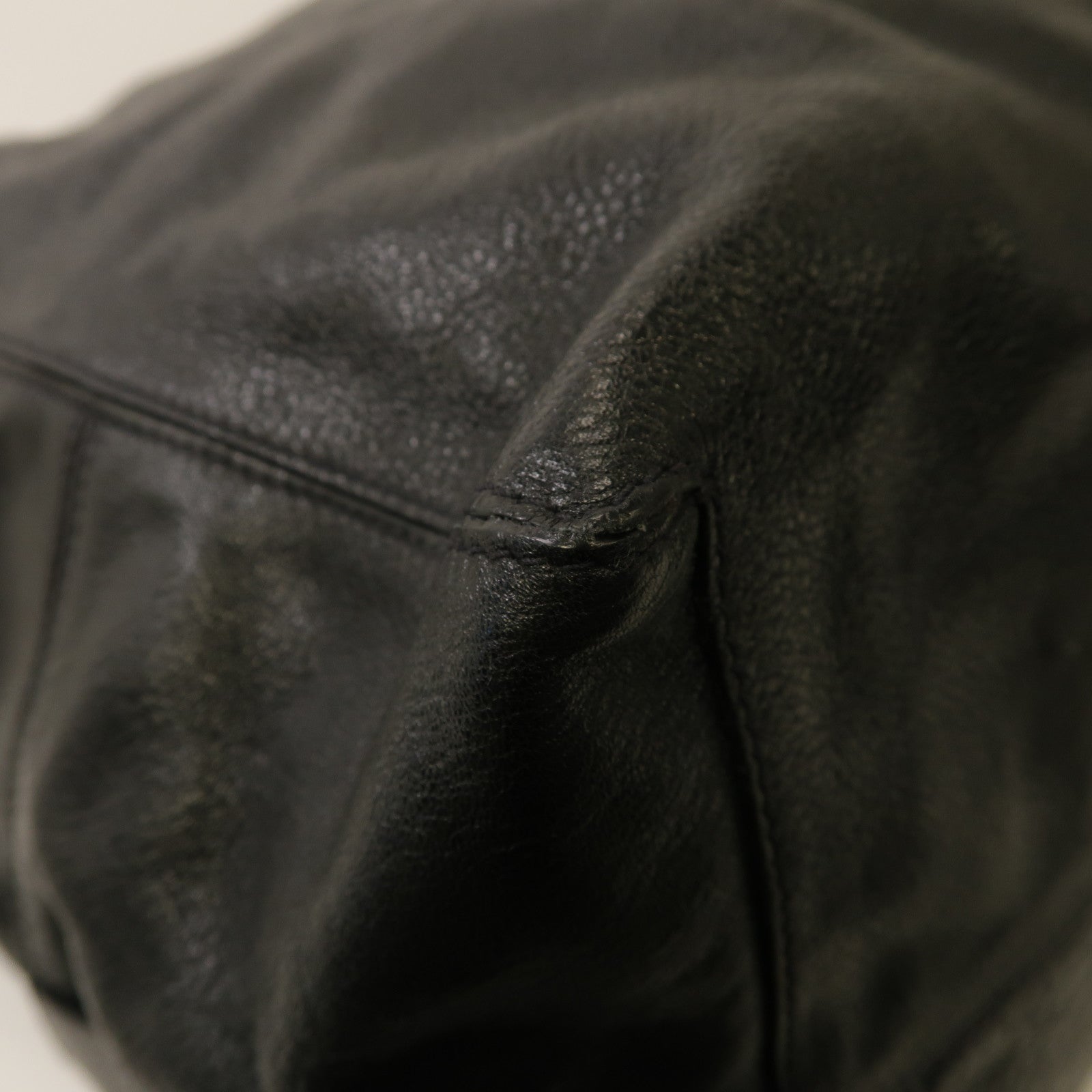 MULBERRY 牛皮皮革2 Way Bag銀扣手挽肩背兩用袋黑色