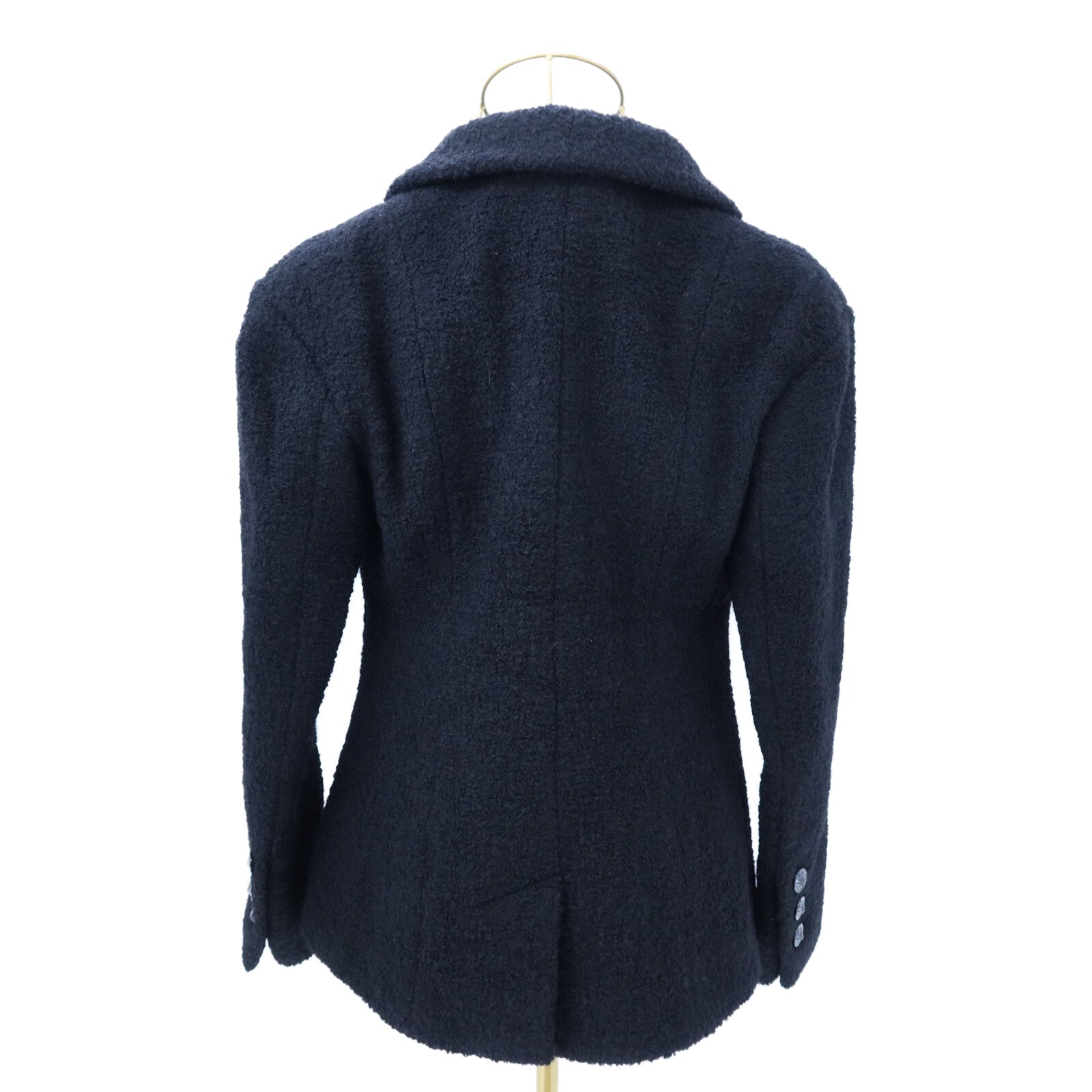 CHANEL Wool/Polyamide Double-Breasted Jacket外套
