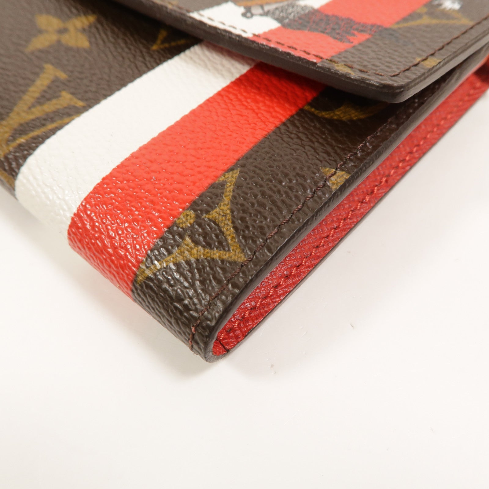 LOUIS VUITTON Monogram Groom Portefeuille Sarah長錢包
