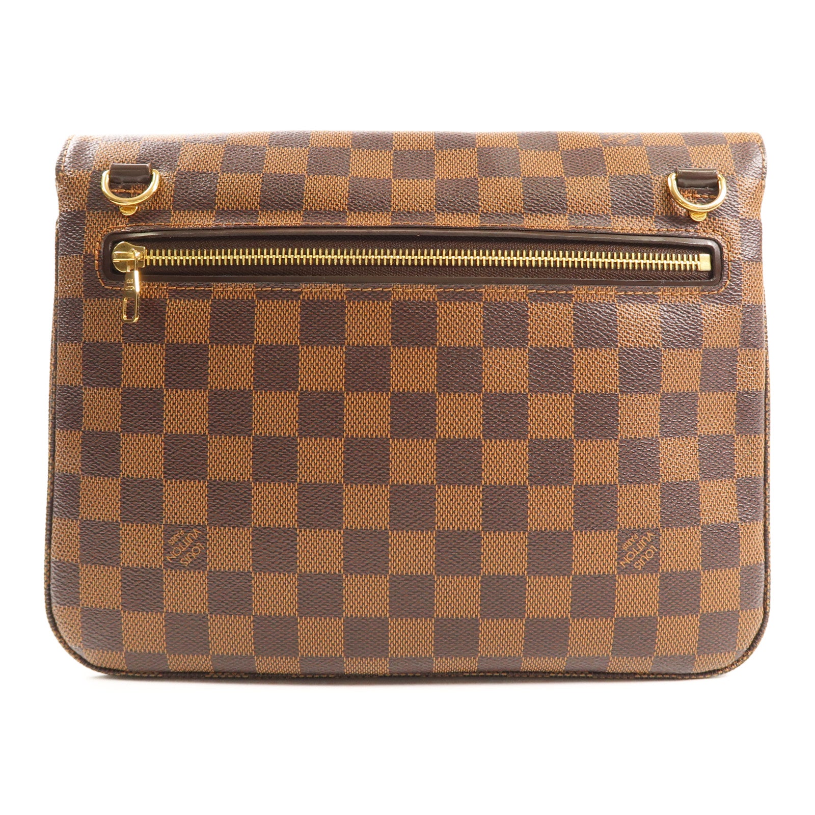 LOUIS VUITTON Damier Hoxton GM金扣肩背袋