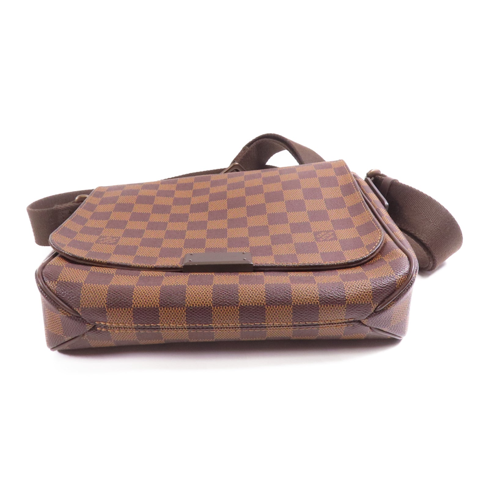 LOUIS VUITTON Damier District PM金扣肩背袋