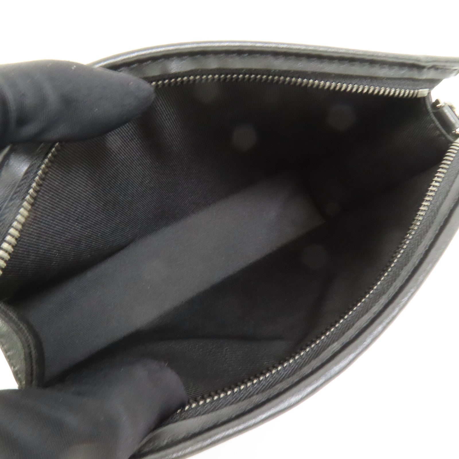 LOUIS VUITTON Monogram Eclipse Gaston銀扣肩背袋