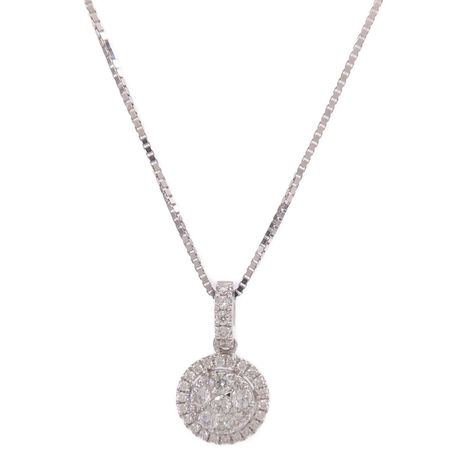 JEWELRY 【激減優惠】18K白金Diamond Necklace鑽石項鍊