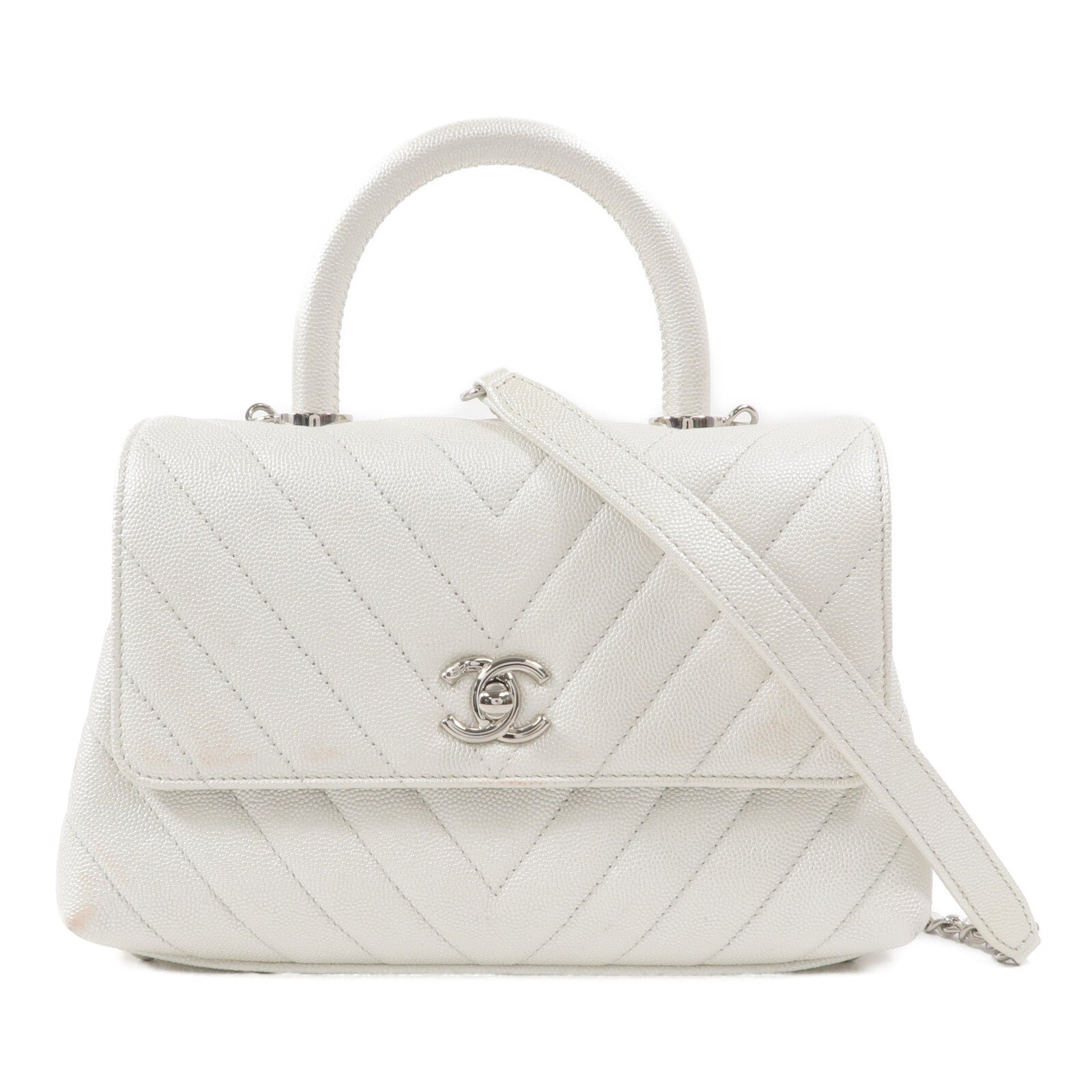 CHANEL Coco Handle鏈帶手挽肩背兩用袋