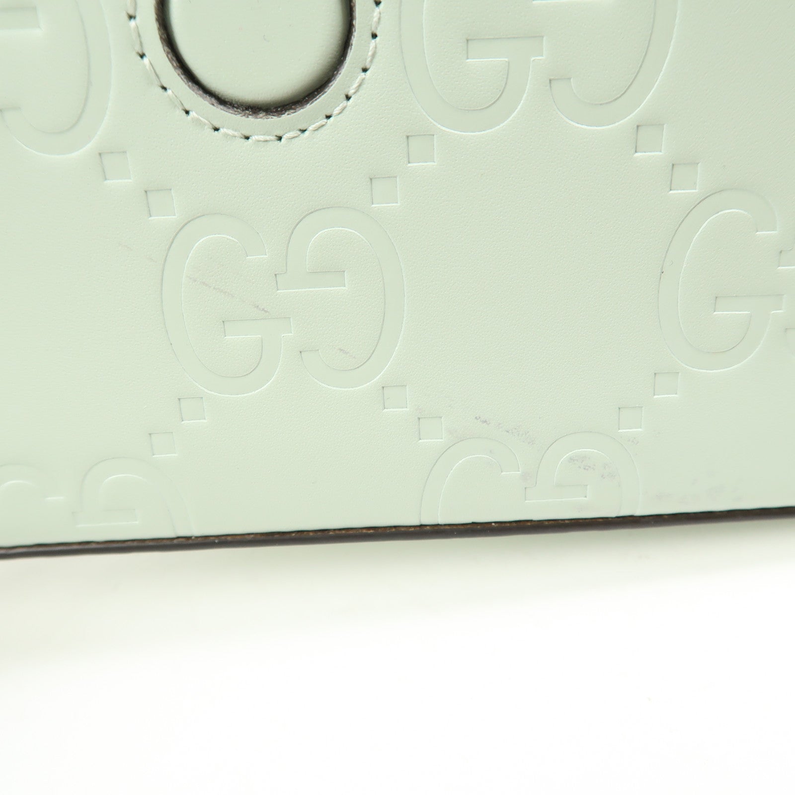 GUCCI 皮革GG Pochette金扣肩背袋