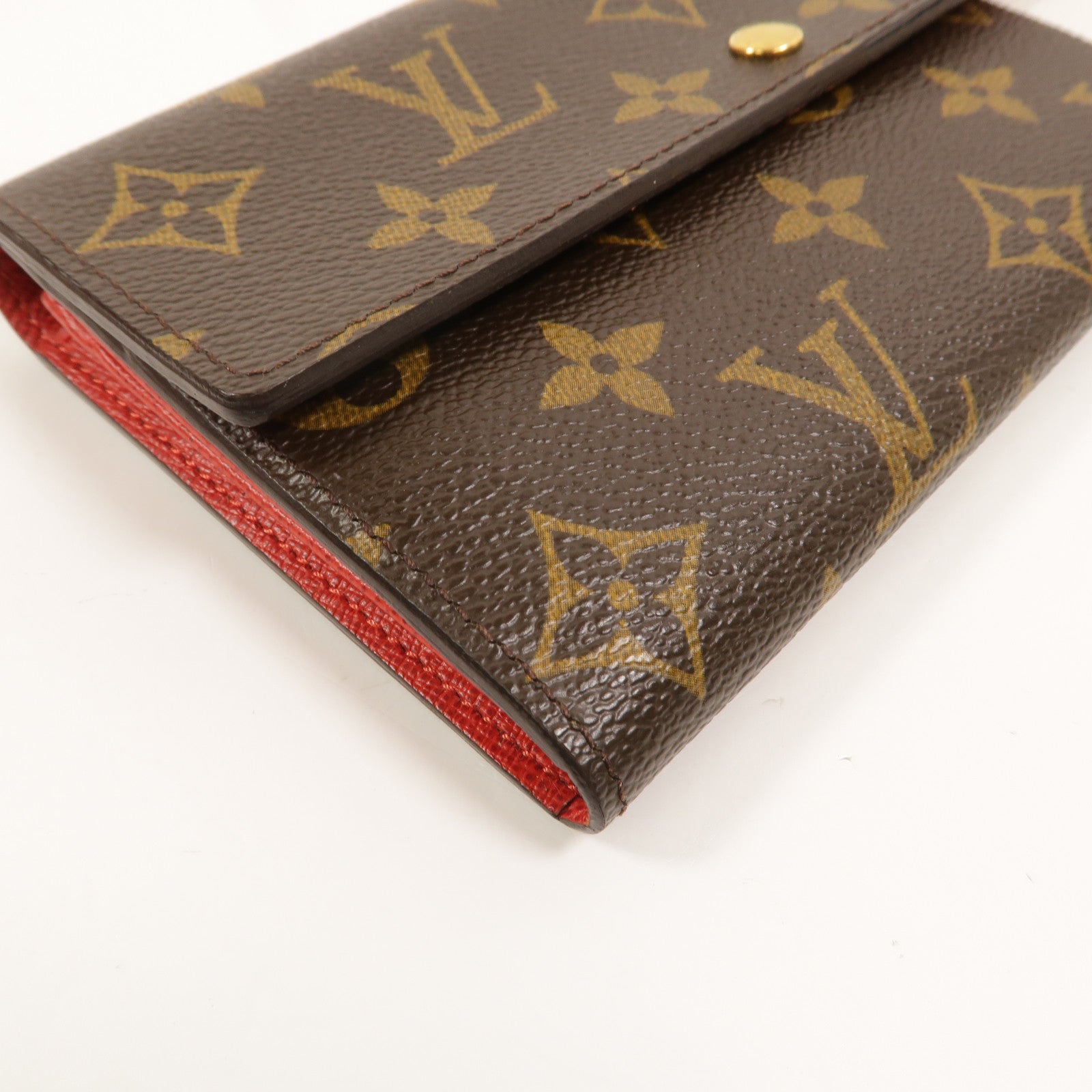 LOUIS VUITTON Monogram Groom Portefeuille Sarah長錢包