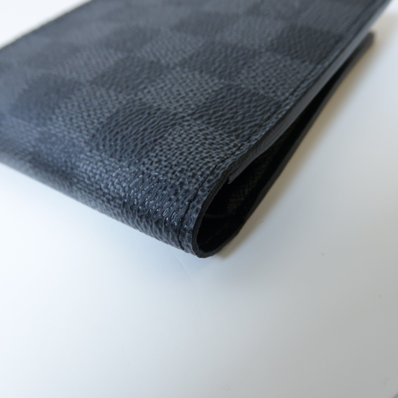 LOUIS VUITTON Damier Graphite Marco Wallet銀扣錢包黑色