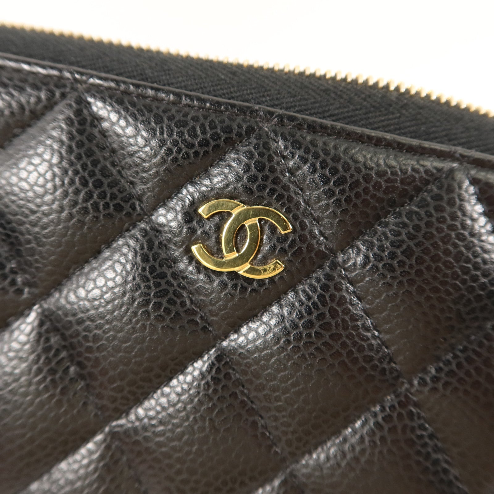 CHANEL 牛皮皮革Classic Zipper Long Wallet長錢包