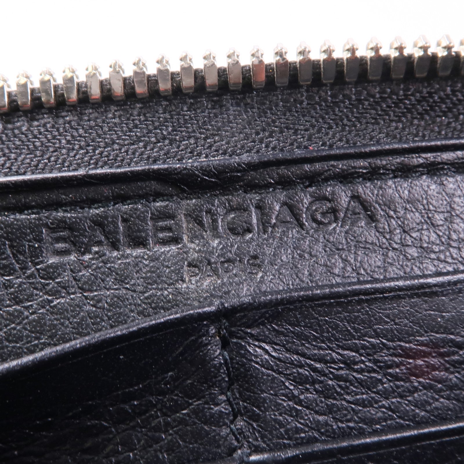 BALENCIAGA 牛皮皮革Long Wallet銀扣長錢包