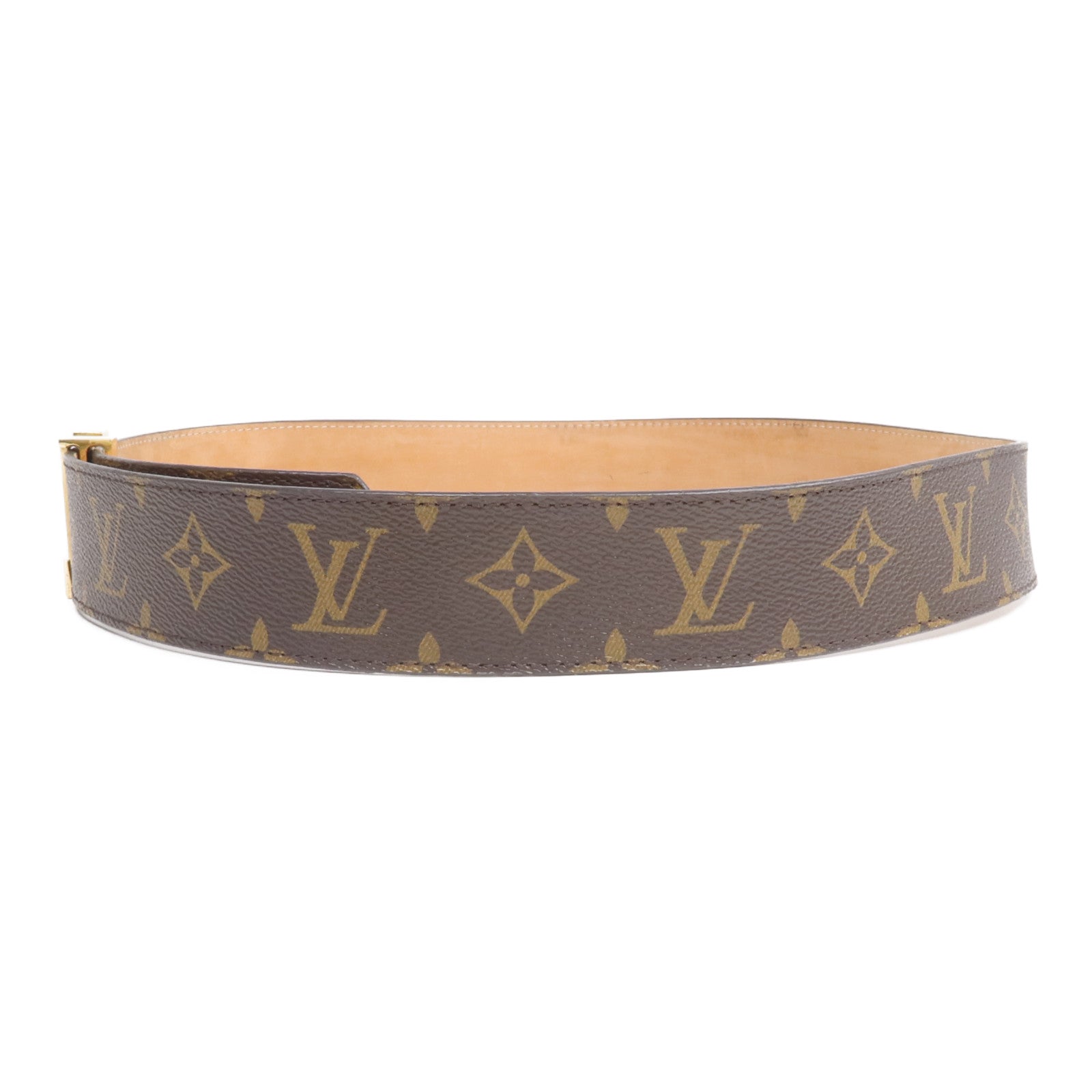 LOUIS VUITTON Monogram Belt 85cm皮帶