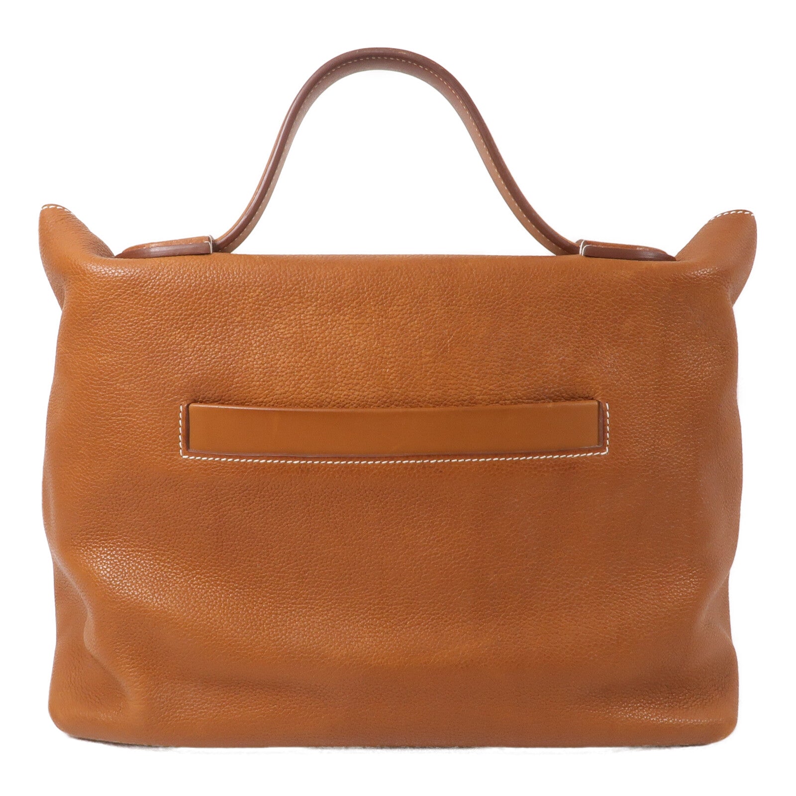 HERMES Barenia皮革24/24 35CM手挽袋Gold
