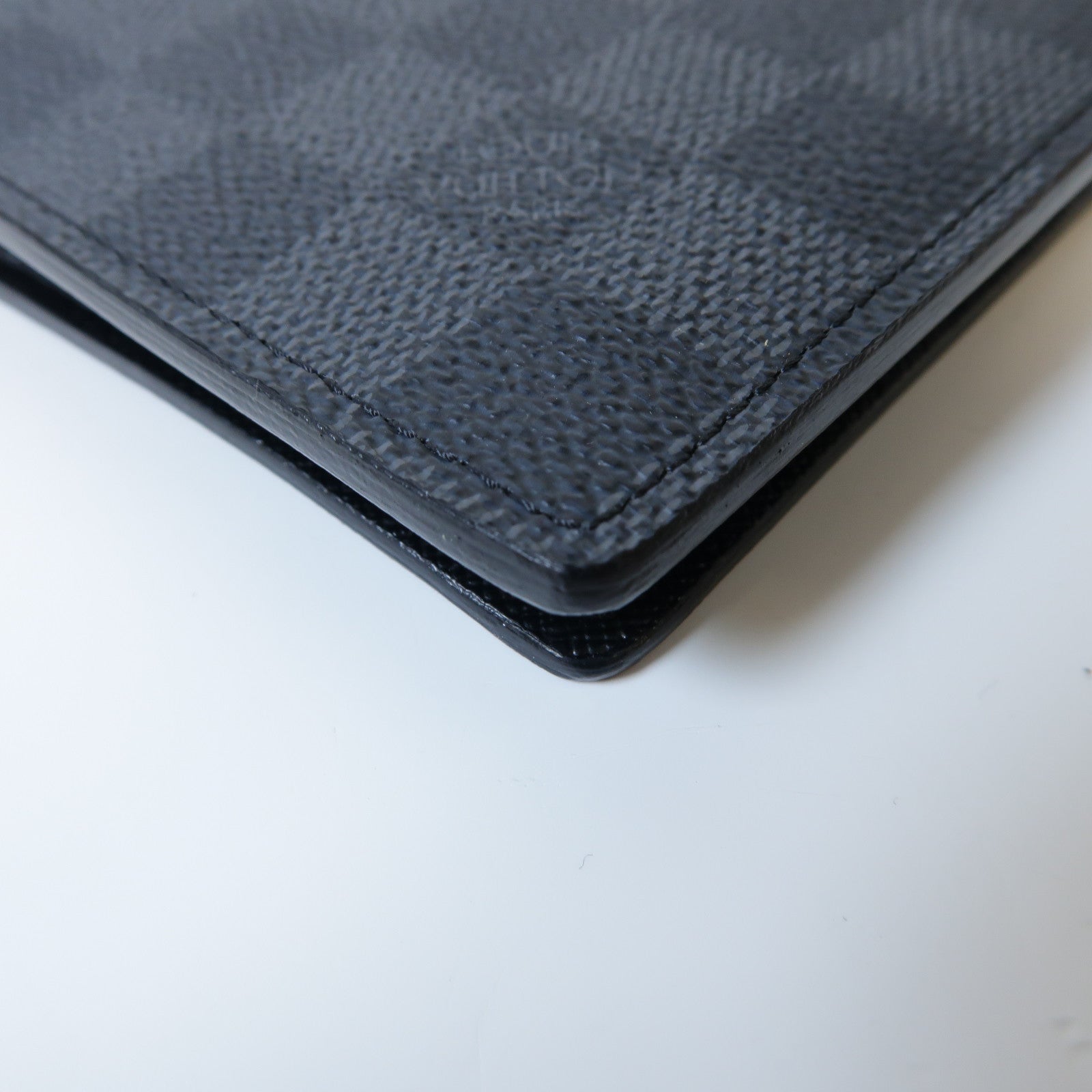 LOUIS VUITTON Damier Graphite Marco Wallet銀扣錢包黑色