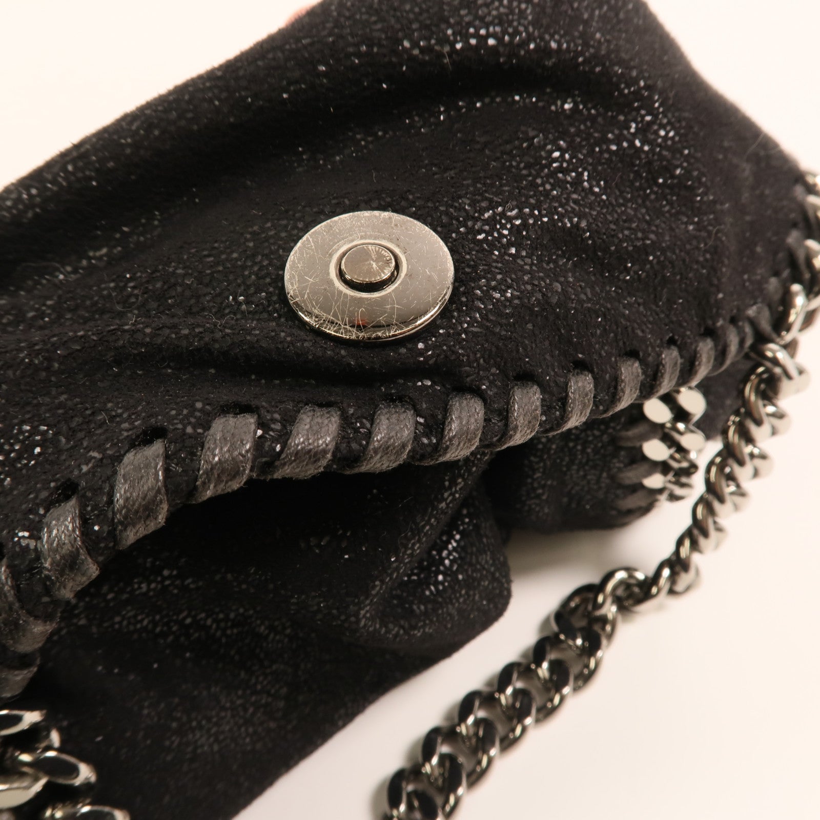 SELECTION Stella Mccartney Shaggy Deer聚酯纖維Falabella Bag銀扣手挽肩背兩用袋