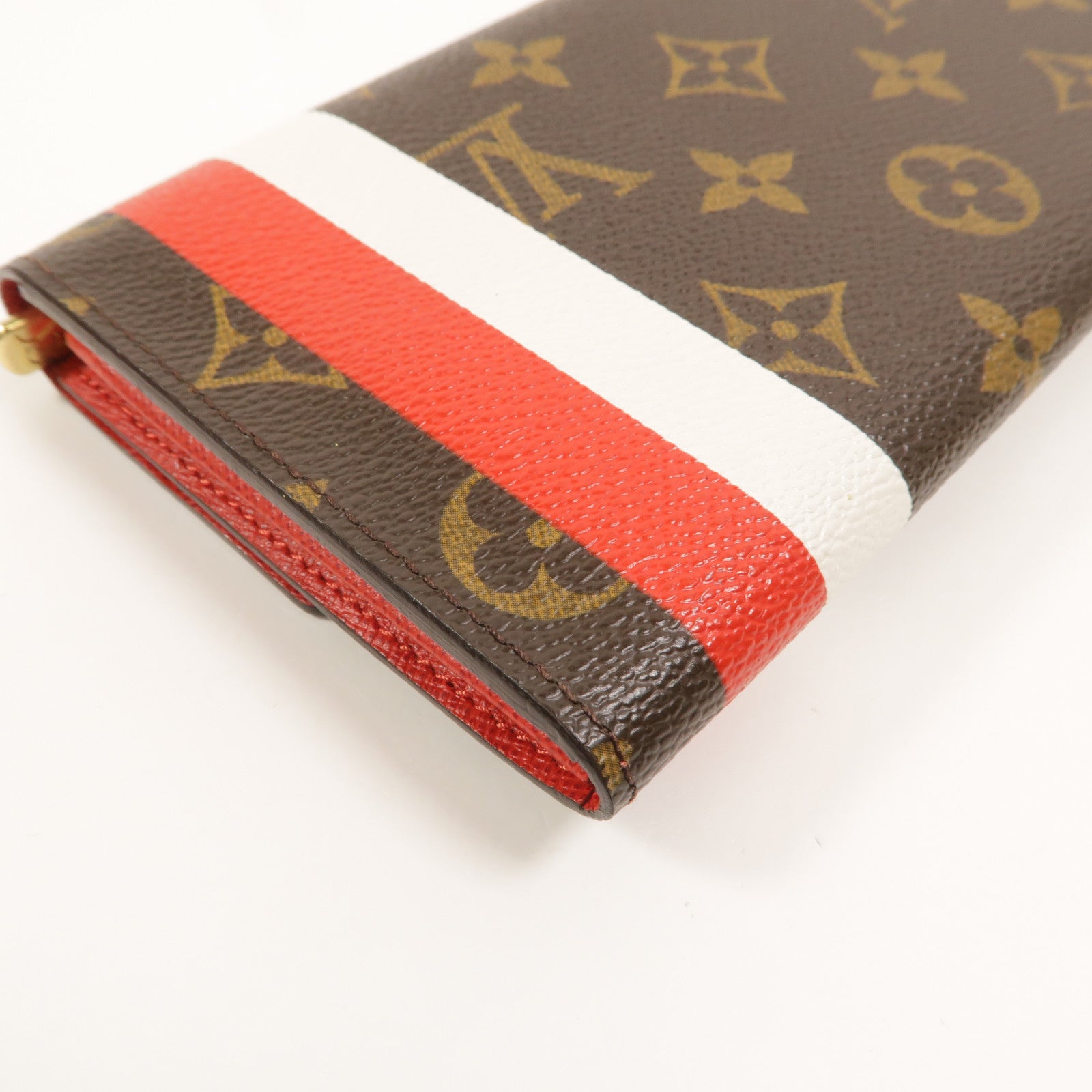 LOUIS VUITTON Monogram Groom Portefeuille Sarah長錢包