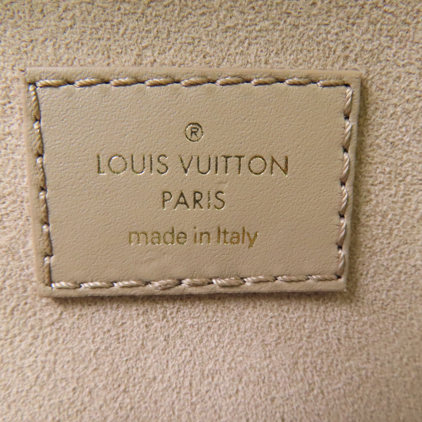 LOUIS VUITTON LV GHW Vanity PM 2 Way Bag M45608 Monogram Empreinte Beige