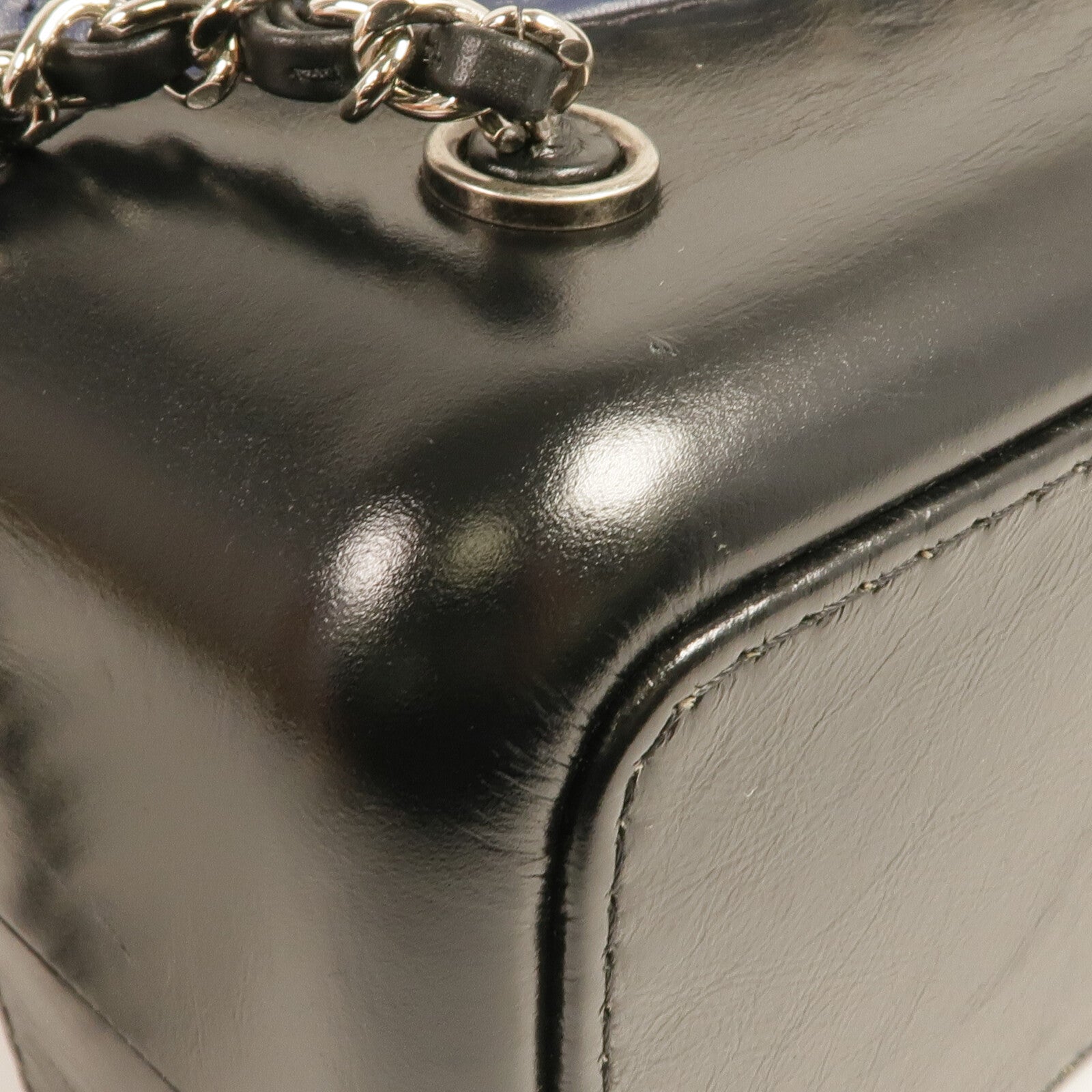 CHANEL 牛皮皮革Gabrielle Backpack銀扣背包