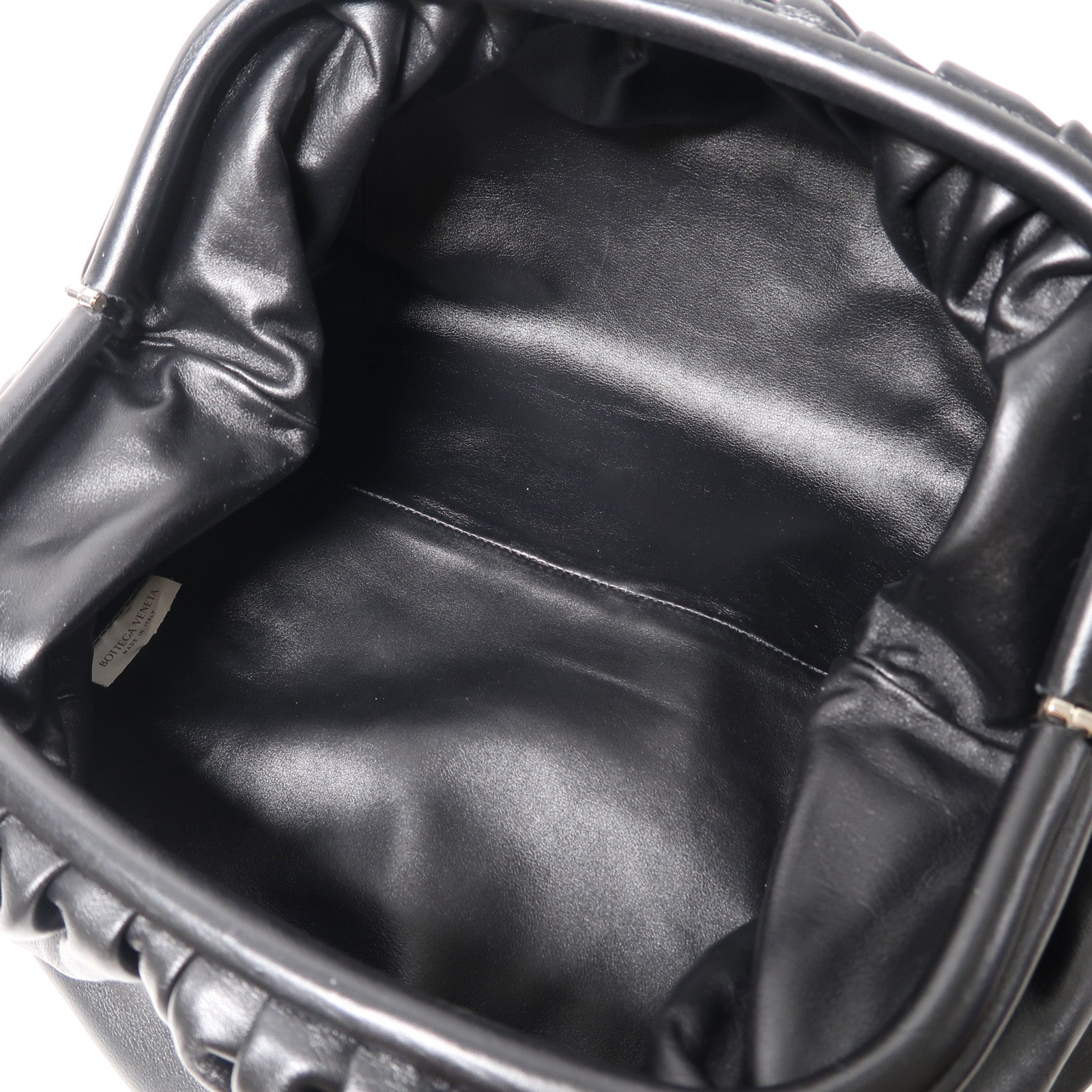 BOTTEGA VENETA 牛皮皮革Teen Clutch Bag手拿包黑色