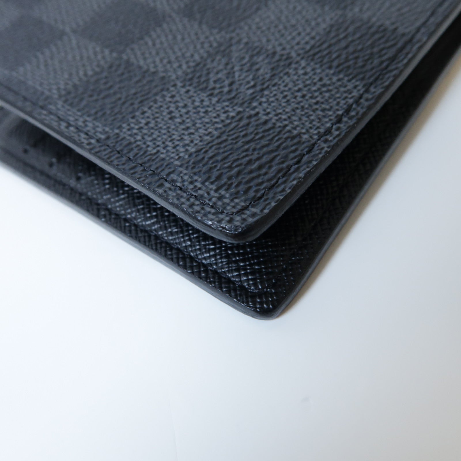 LOUIS VUITTON Damier Graphite Marco Wallet銀扣錢包黑色