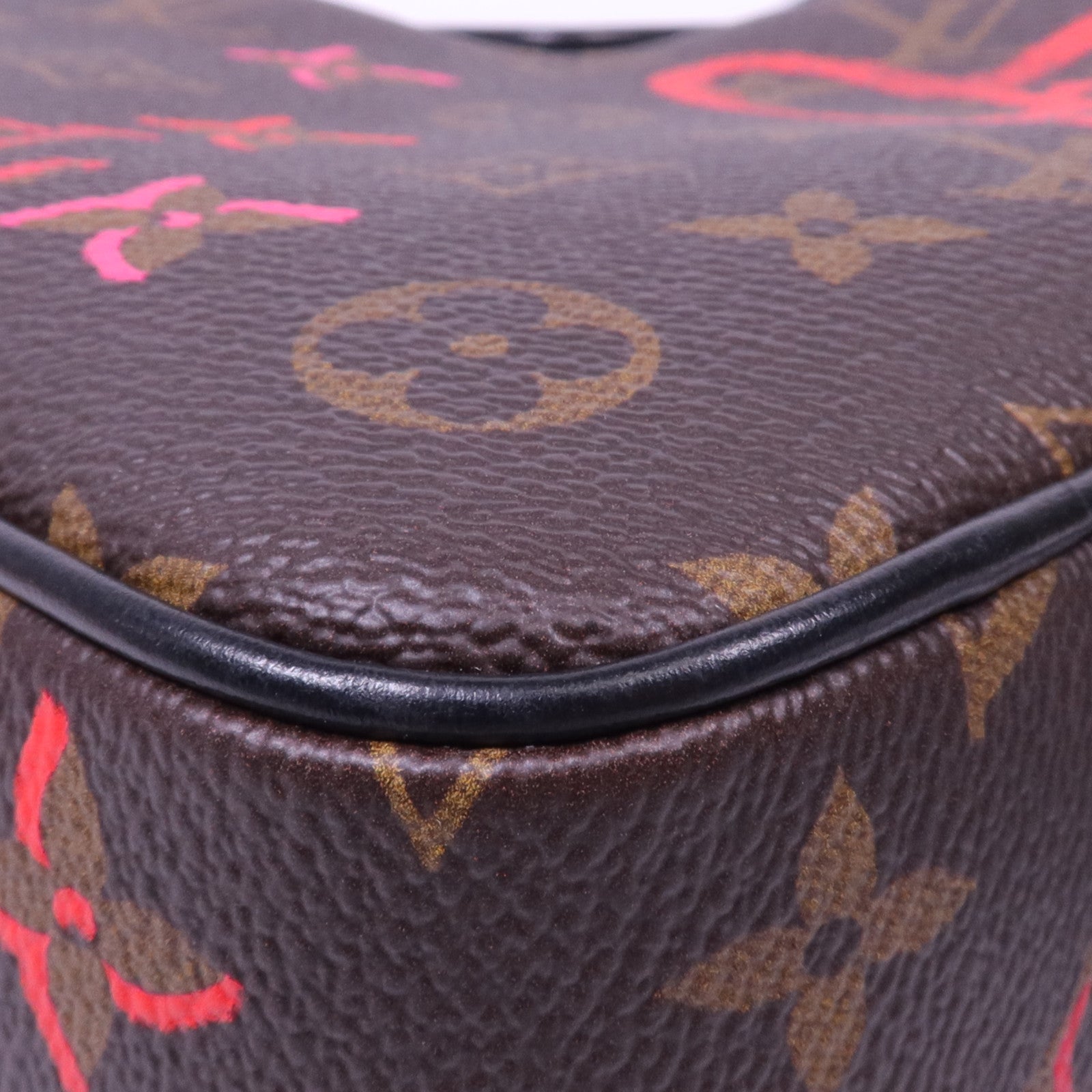 LOUIS VUITTON Monogram Sac Coeur Fall In Love金扣肩背袋棕色