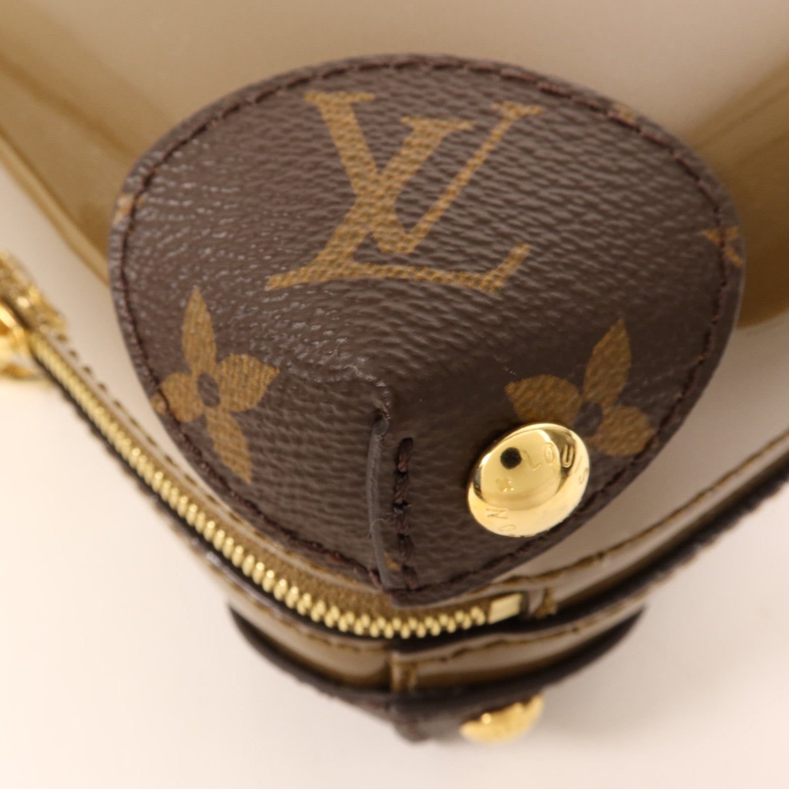 LOUIS VUITTON Monogram Vernis Venice金扣鏈帶肩背袋
