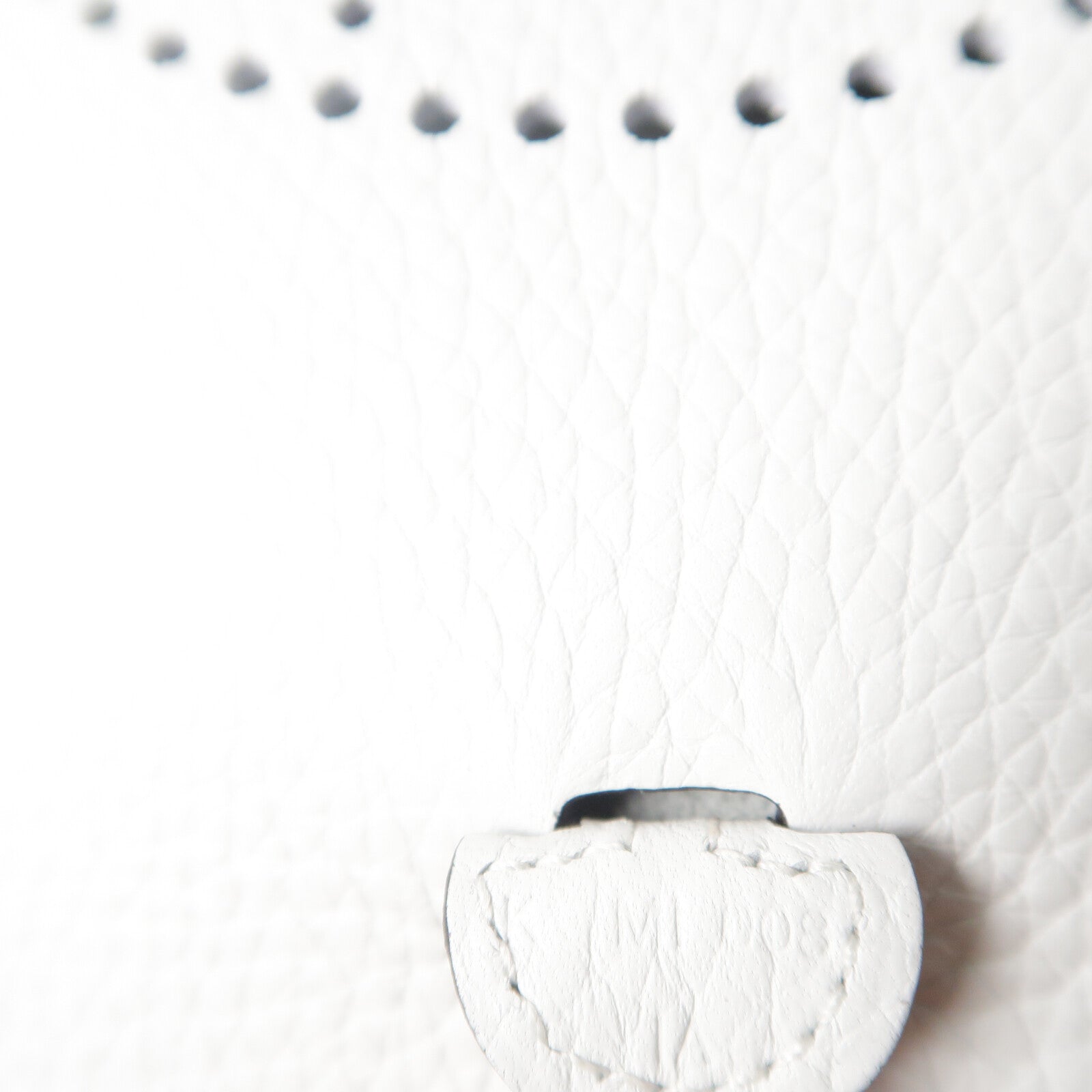 HERMES Clemence皮革Mini Evelyne手挽肩背兩用袋Gris Platine