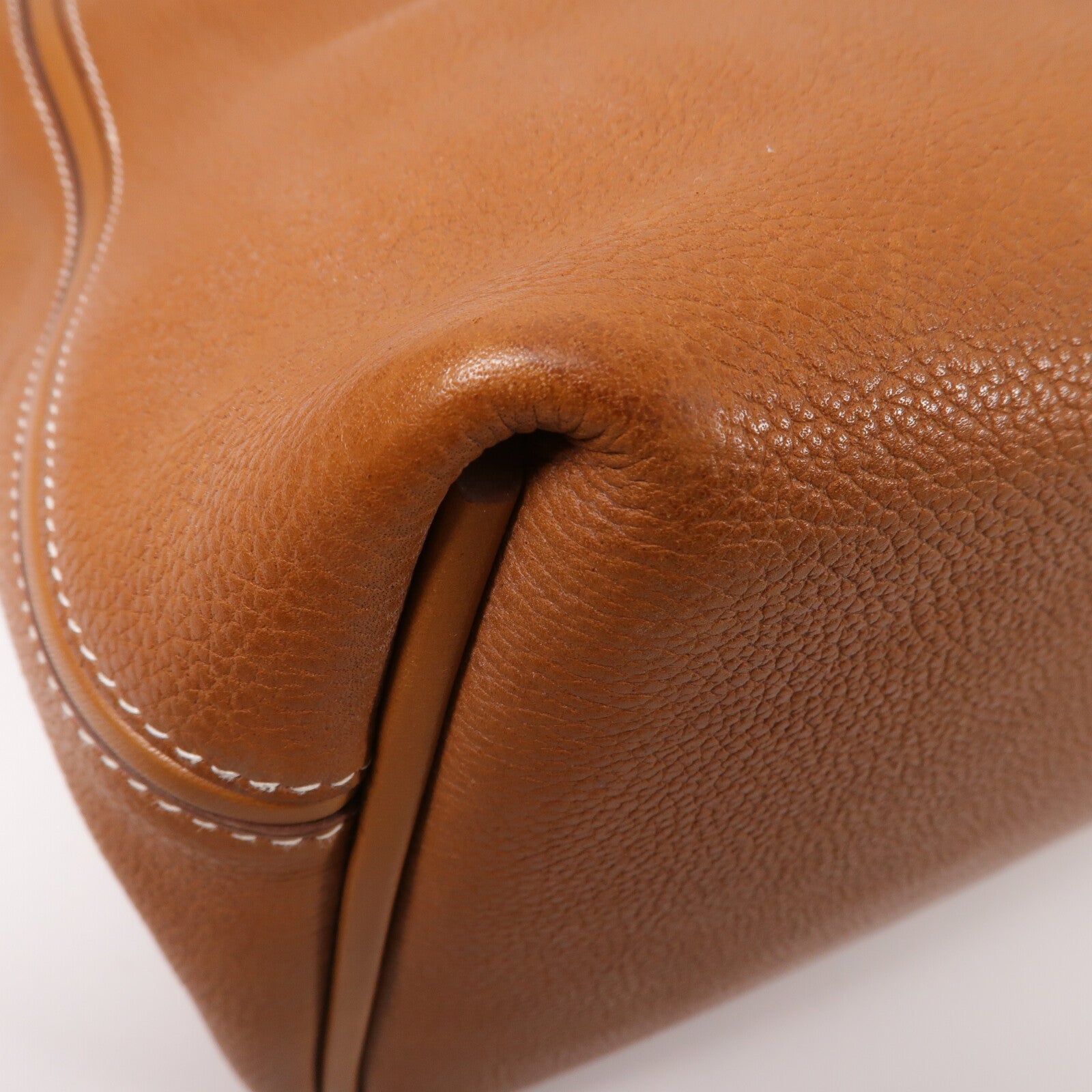 HERMES Barenia皮革24/24 35CM手挽袋Gold