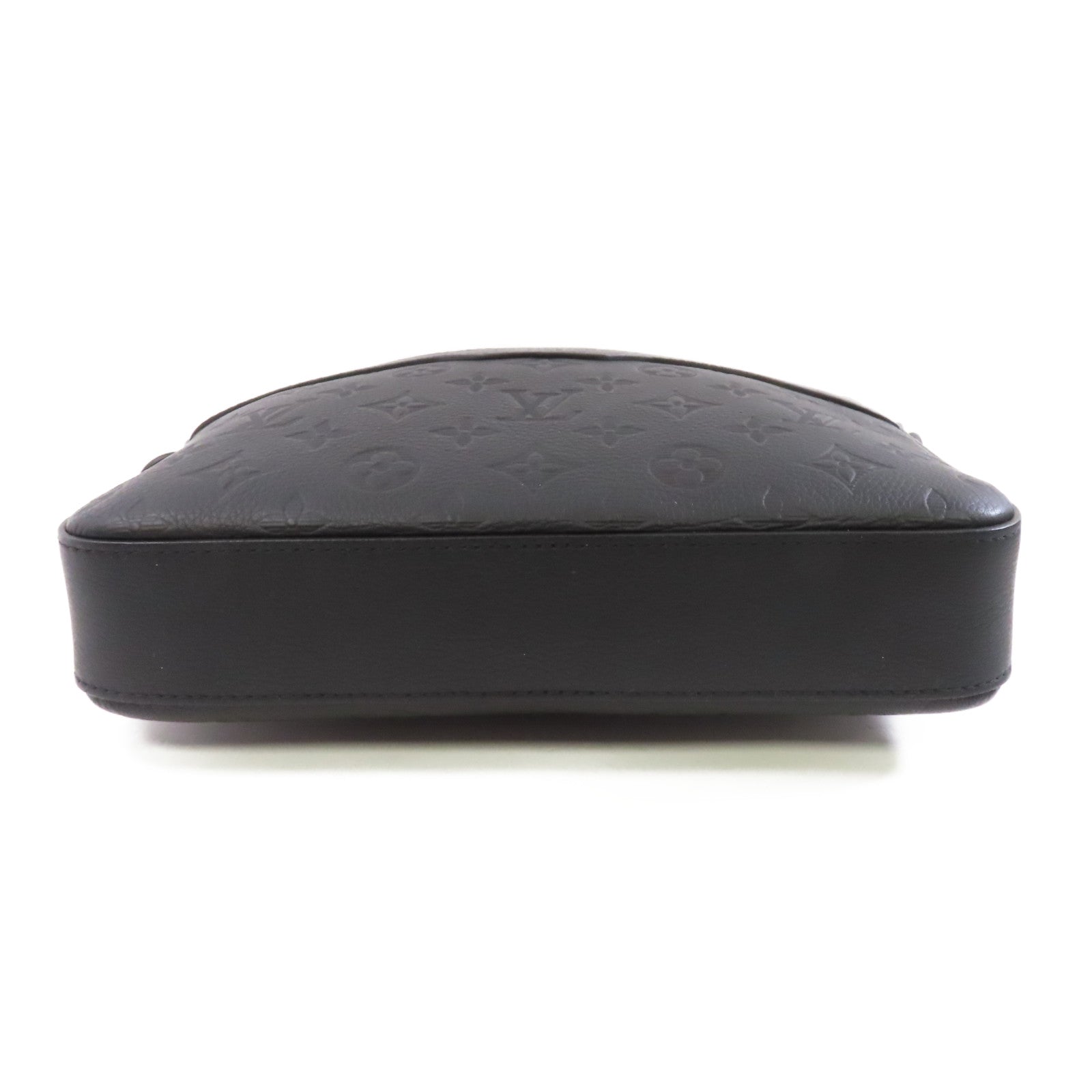 LOUIS VUITTON Monogram Shadow Trio Messenger肩背袋黑色