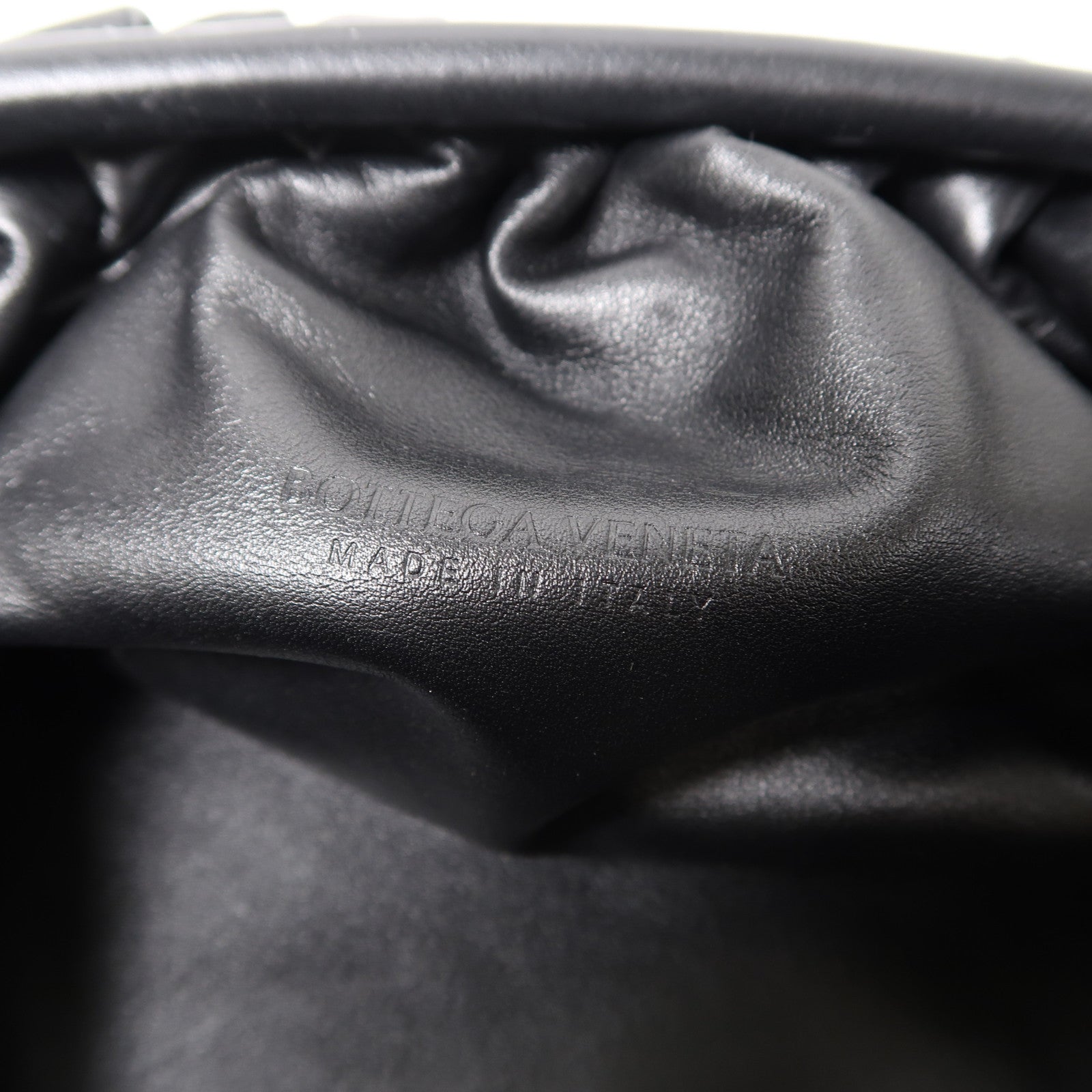 BOTTEGA VENETA 牛皮皮革Teen Clutch Bag手拿包黑色
