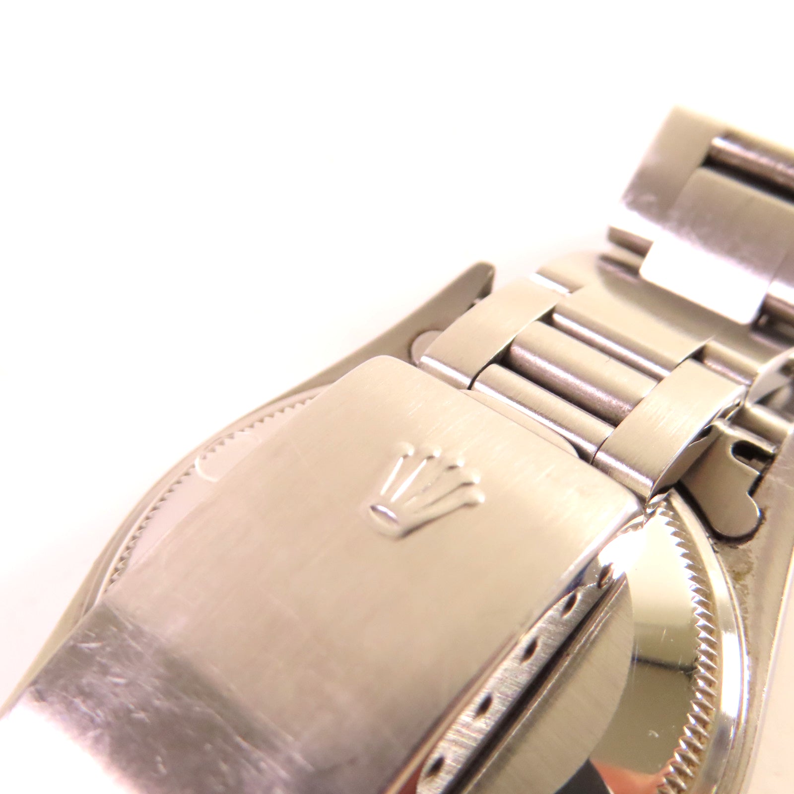 ROLEX Air King Watch不鏽鋼自動機芯手錶藍色/銀色