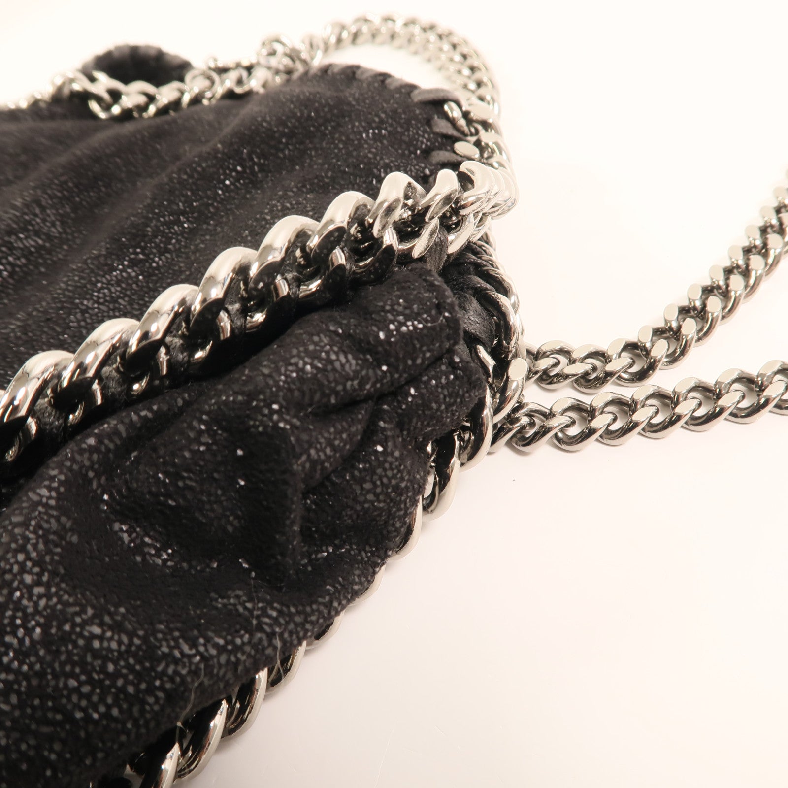 SELECTION Stella Mccartney Shaggy Deer聚酯纖維Falabella Bag銀扣手挽肩背兩用袋