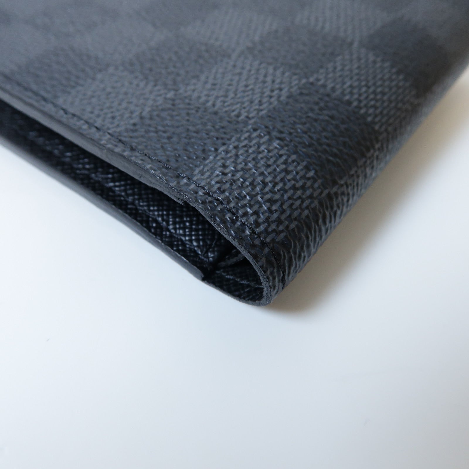 LOUIS VUITTON Damier Graphite Marco Wallet銀扣錢包黑色