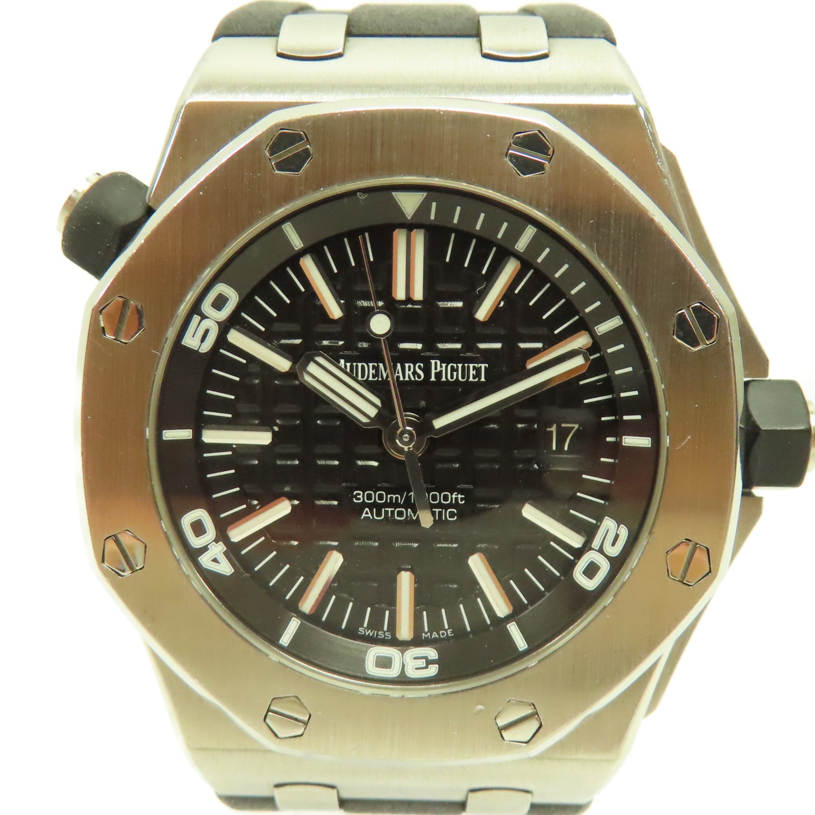 AUDEMARS PIGUET Royal Oak不鏽鋼手錶自動機芯黑色