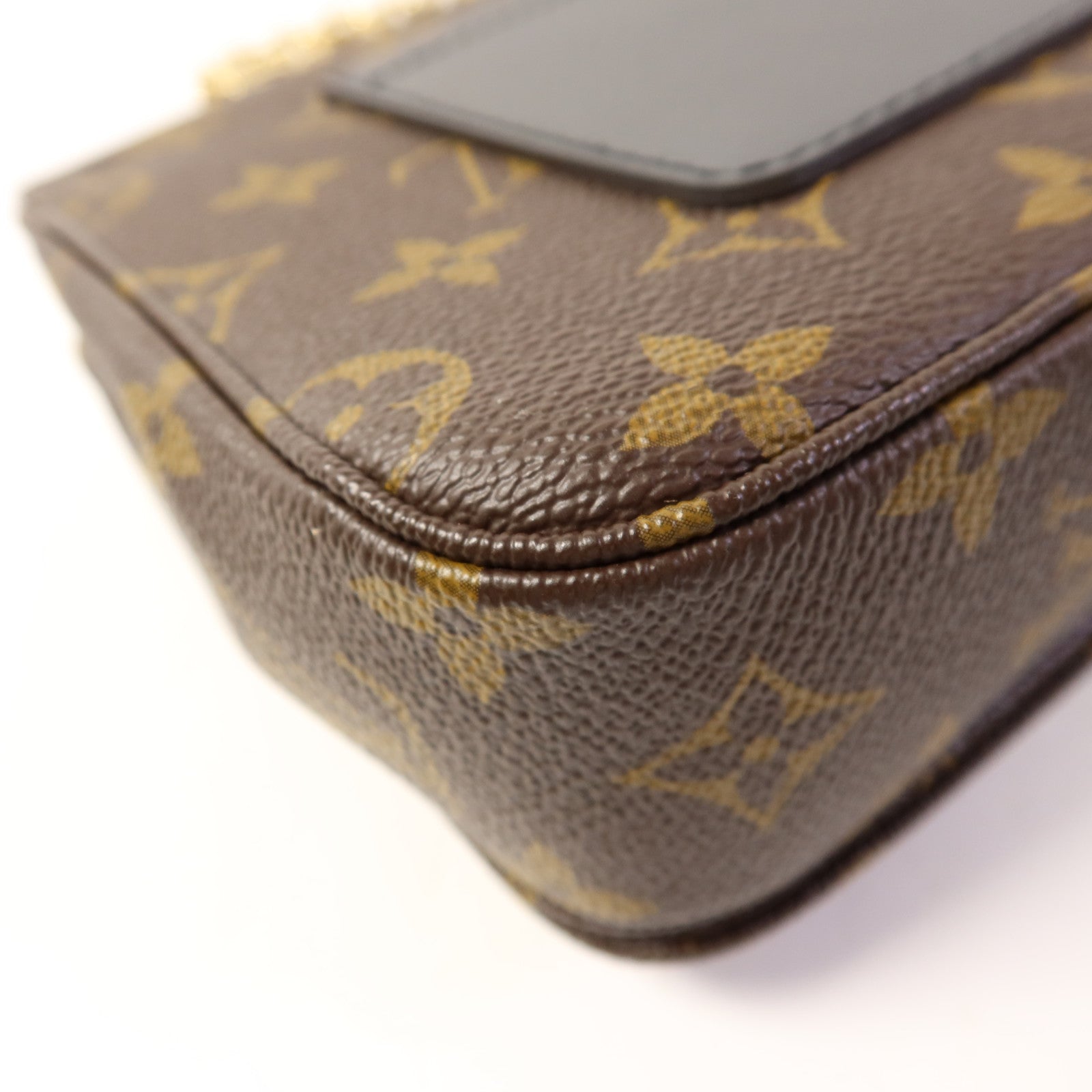 LOUIS VUITTON Monogram Marceau金扣肩背袋棕色