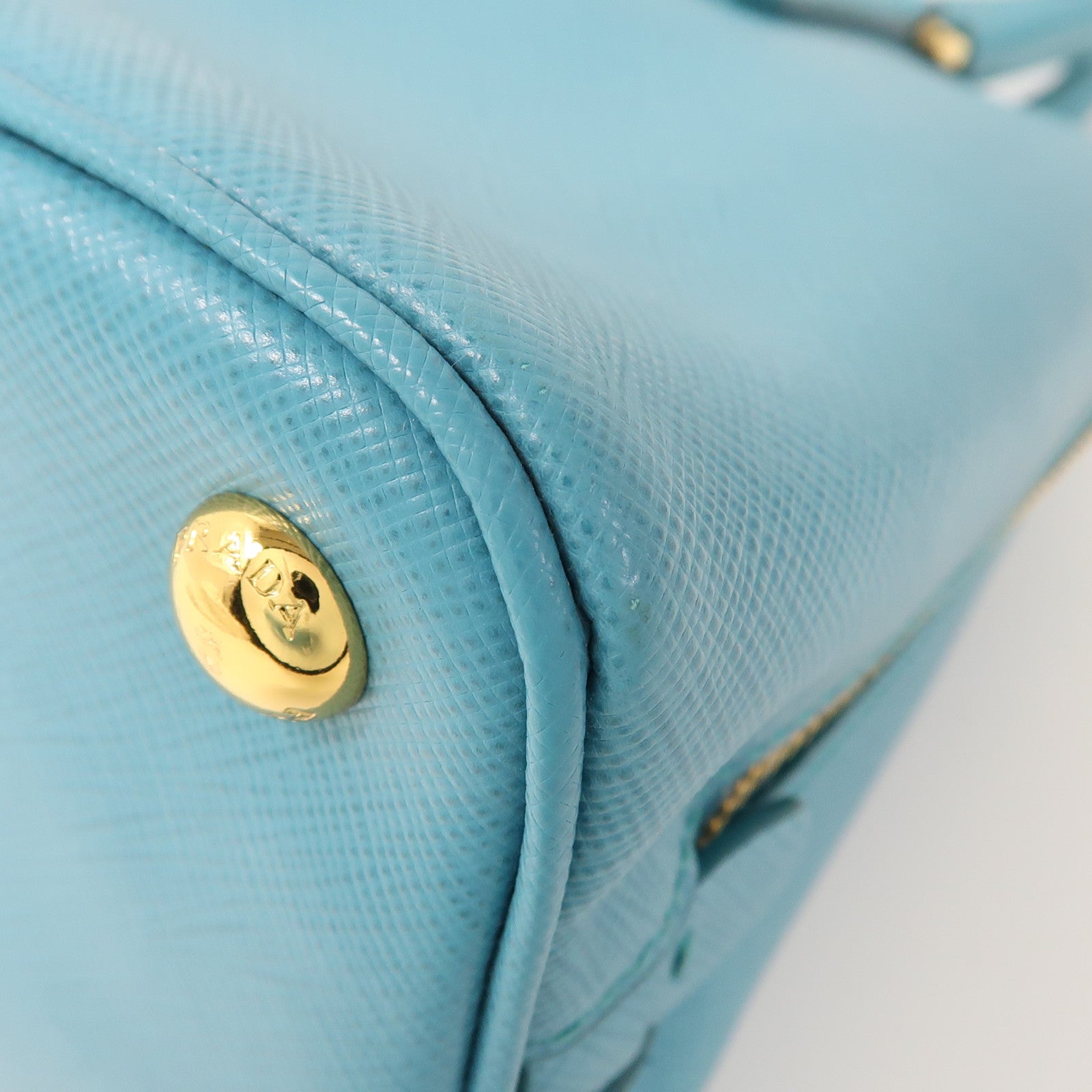 PRADA 牛皮皮革2 Way Shoulder金扣手挽肩背兩用袋