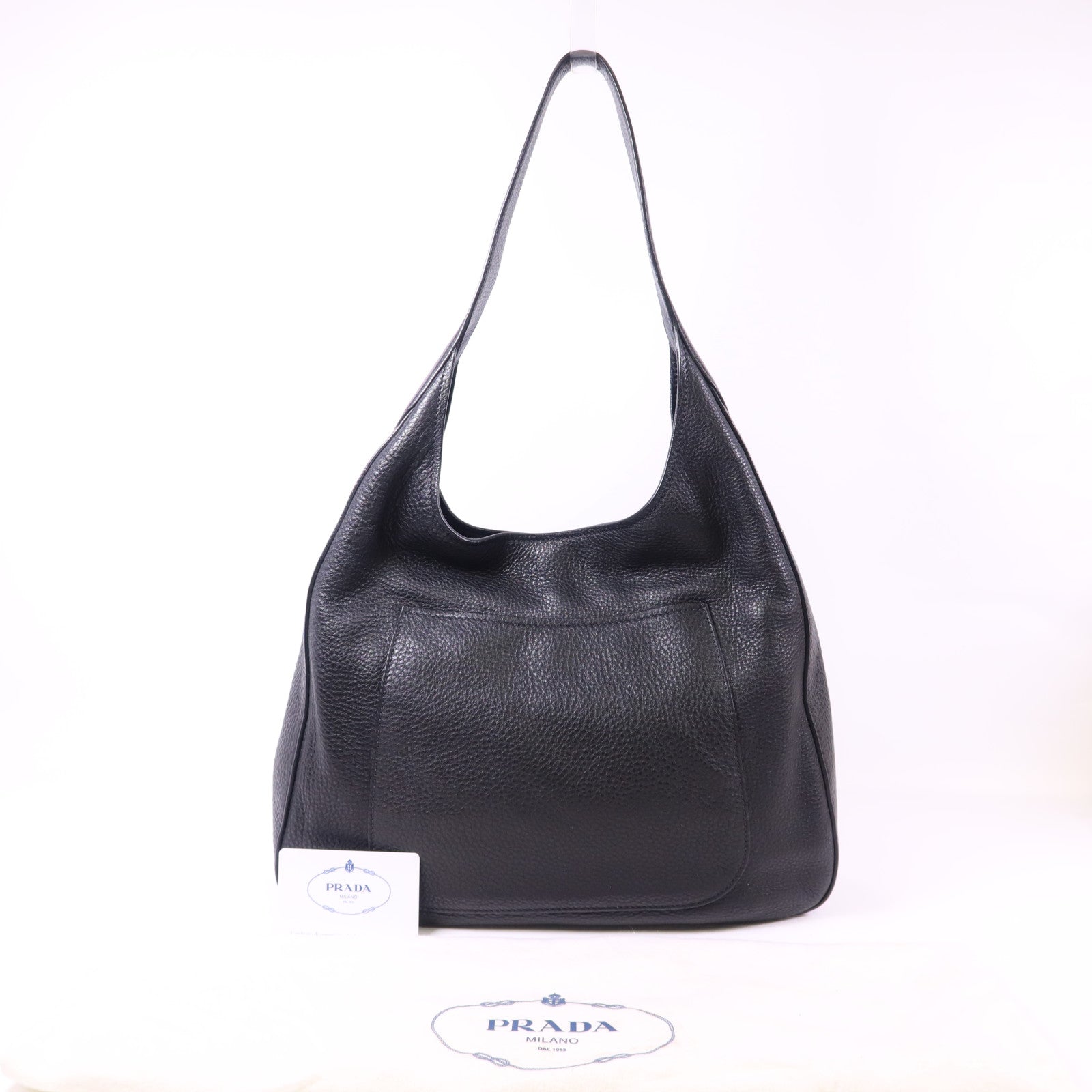 PRADA Daino皮革Hobo Bag肩背袋