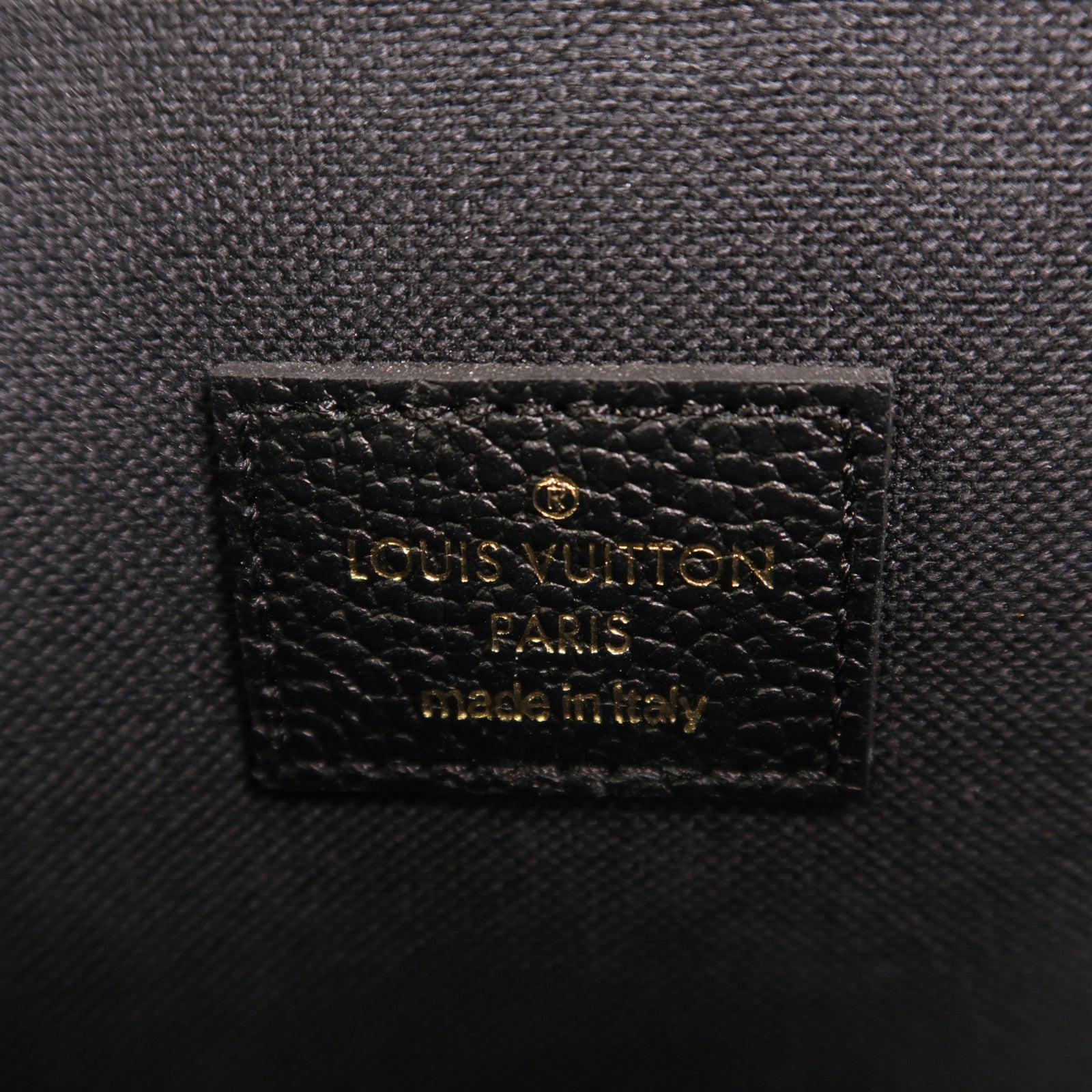 LOUIS VUITTON Monogram Empreinte Felicie Pochette 金扣鏈帶肩背袋