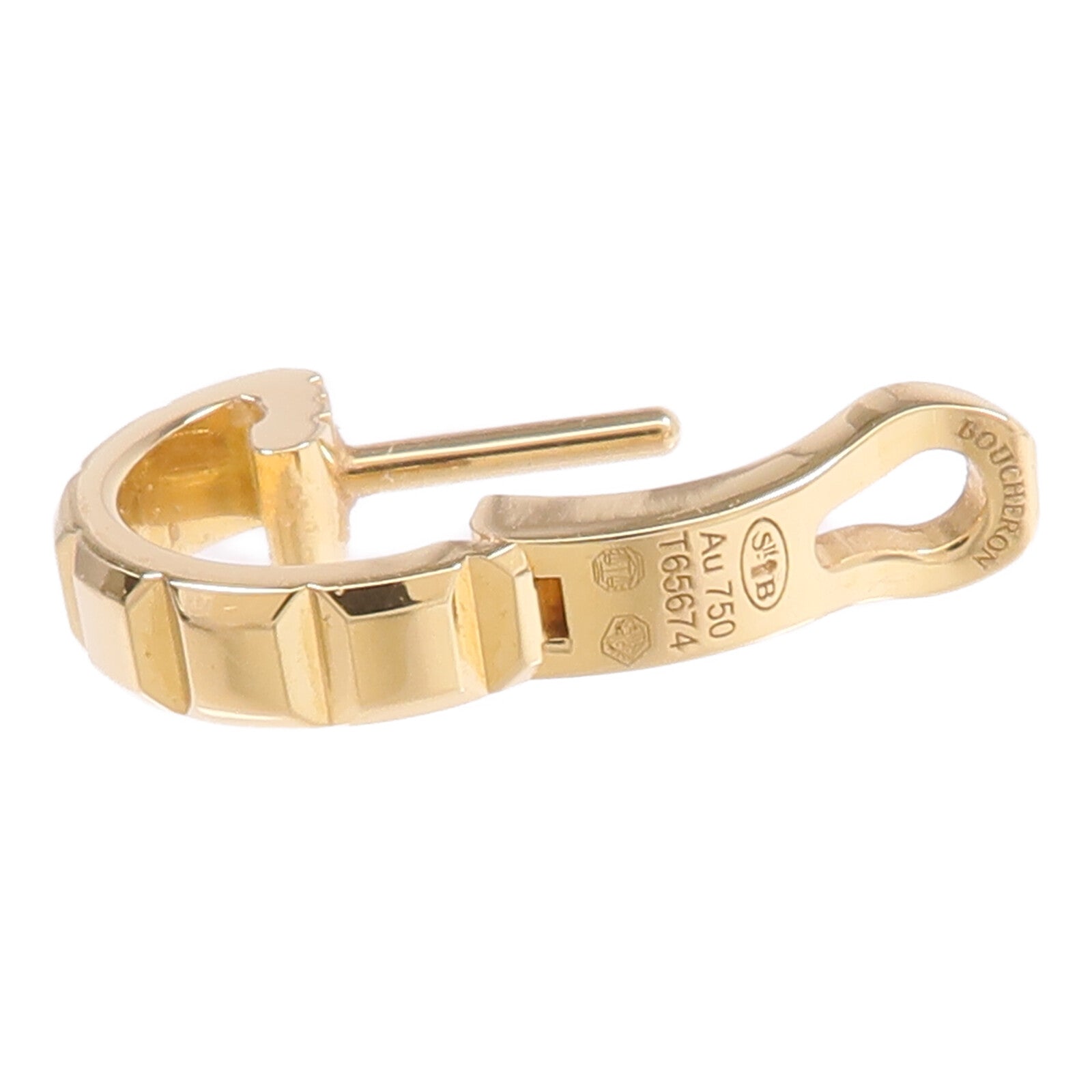 Boucheron 18K黃金Quatre Clou de Paris Single Clip Earring耳環