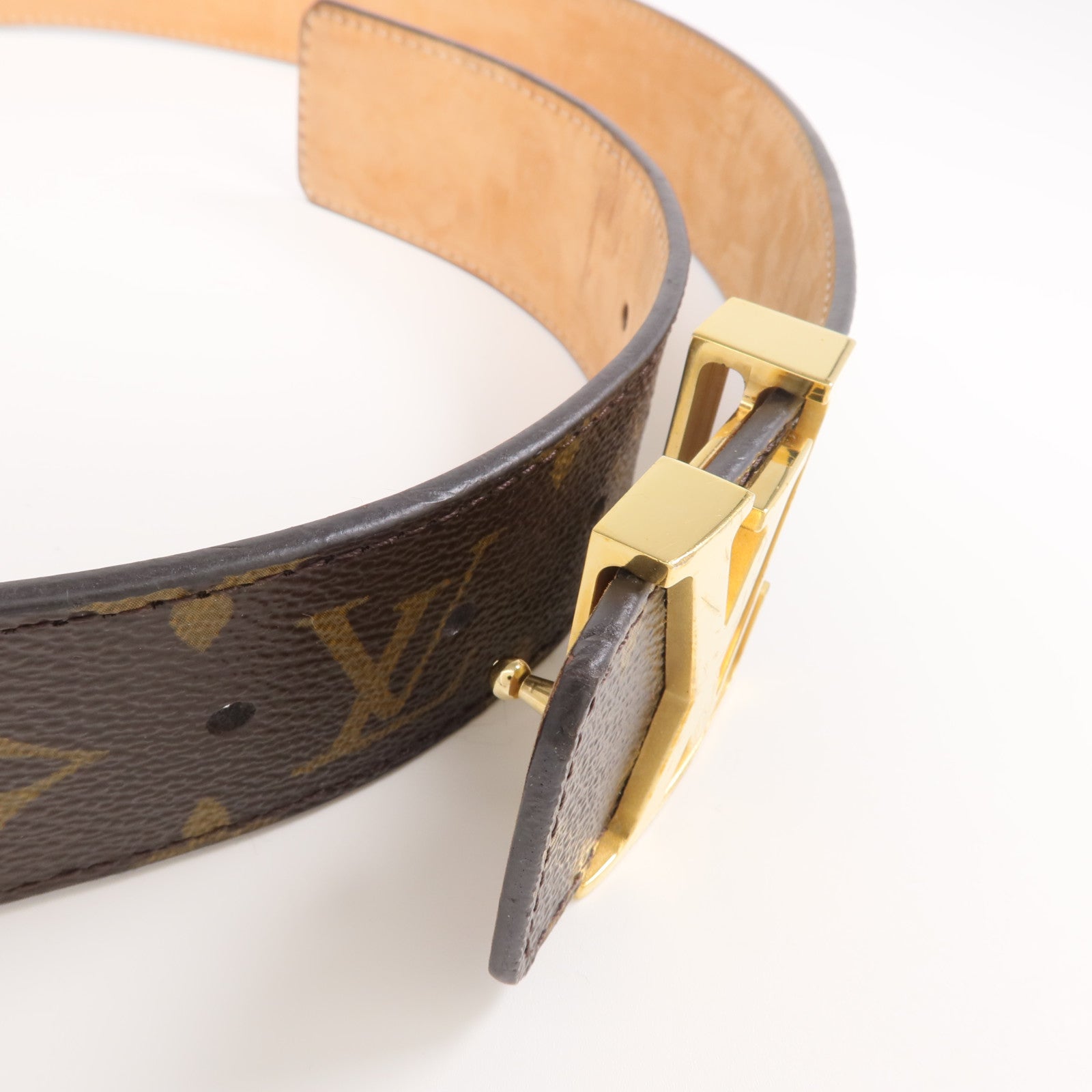 LOUIS VUITTON Monogram Belt 85cm皮帶