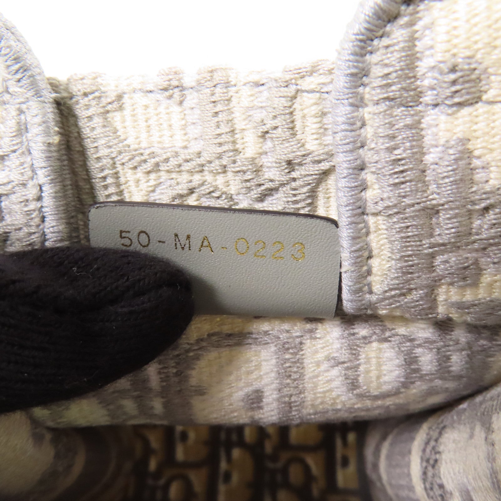 Dior 帆布Mini Book Tote金扣手挽肩背兩用袋