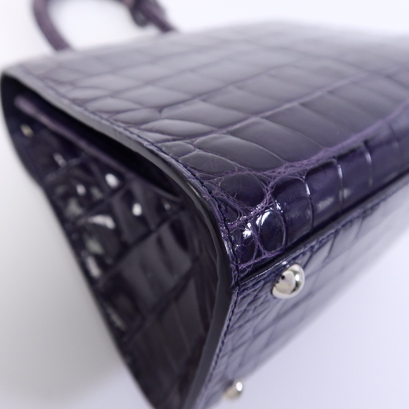 Delvaux 鱷魚皮革Brillant Mini手挽肩背兩用袋