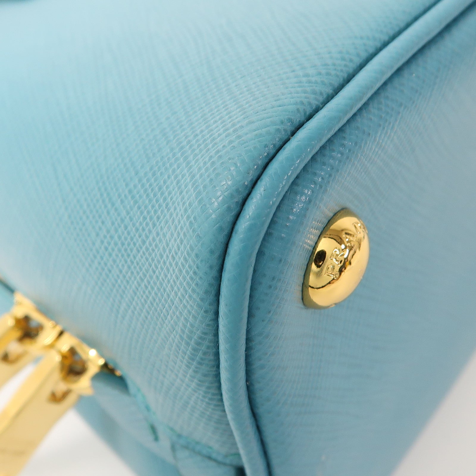 PRADA 牛皮皮革2 Way Shoulder金扣手挽肩背兩用袋