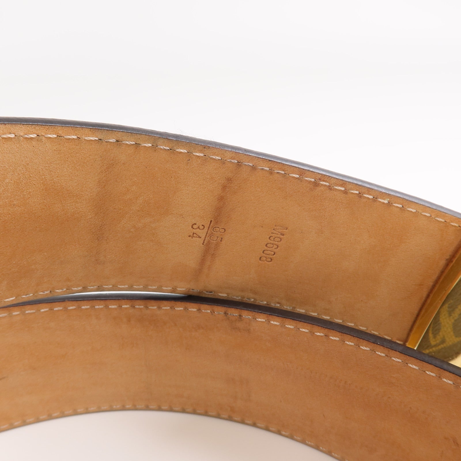 LOUIS VUITTON Monogram Belt 85cm皮帶