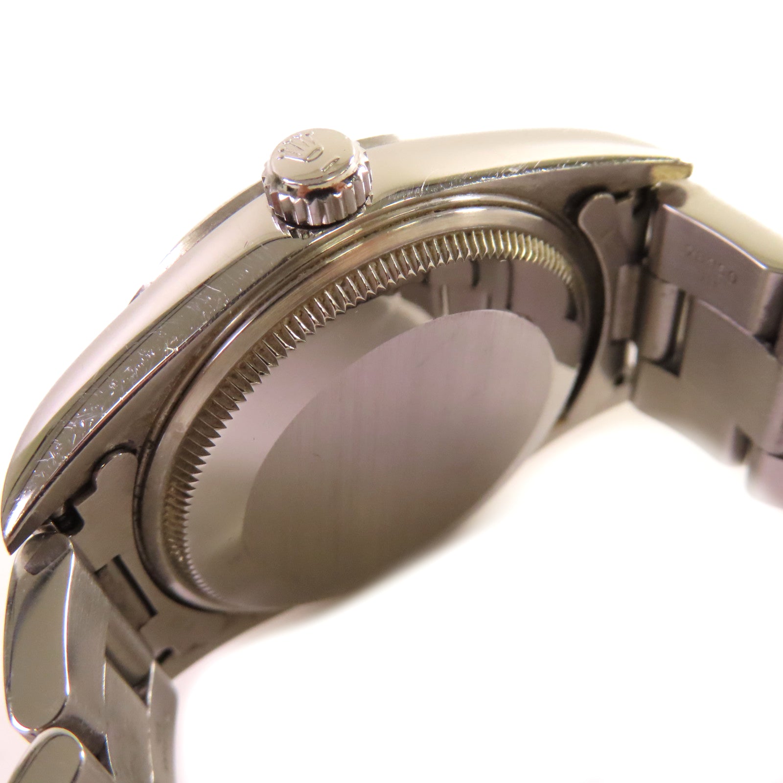 ROLEX Air King Watch不鏽鋼自動機芯手錶藍色/銀色