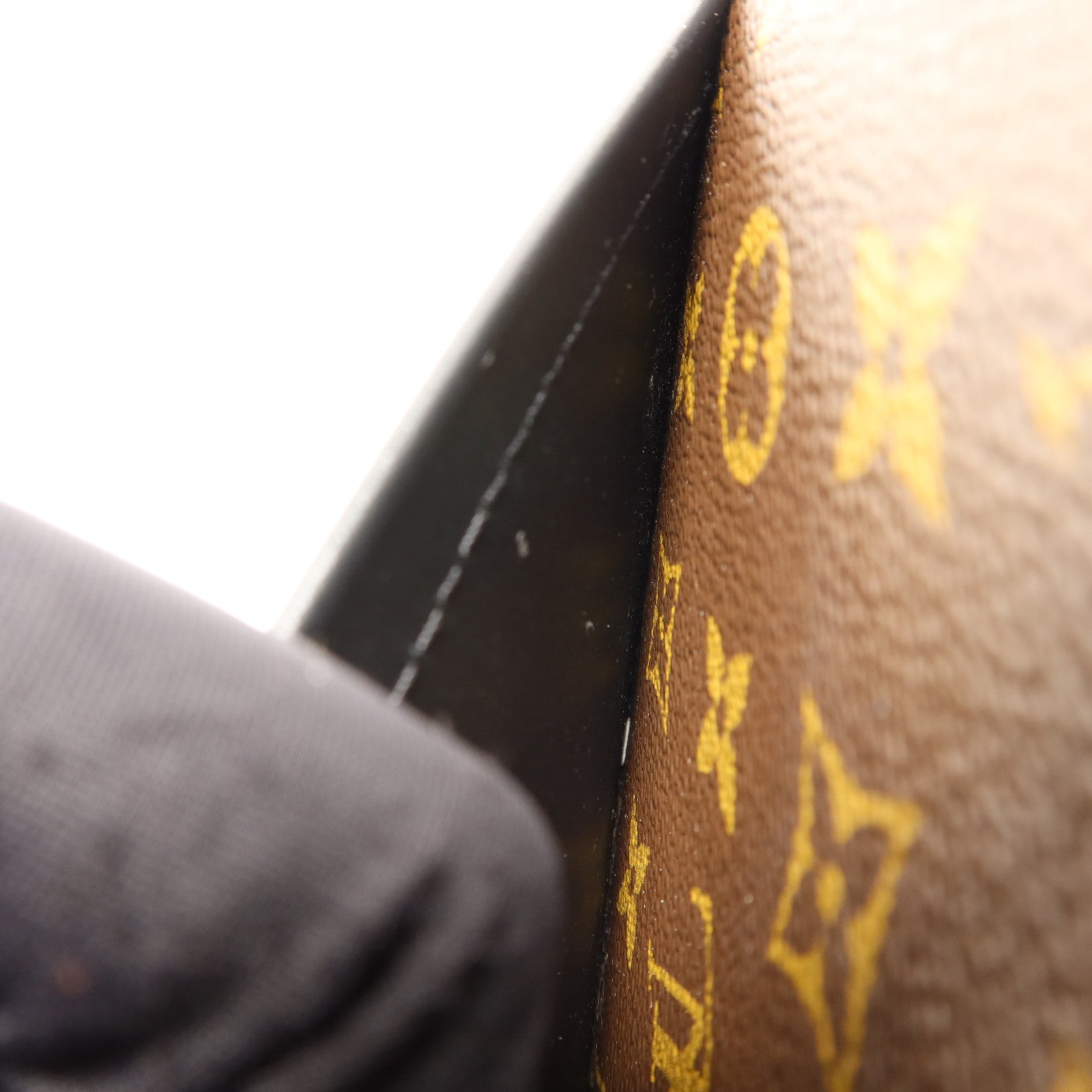 LOUIS VUITTON Monogram Marceau金扣肩背袋棕色