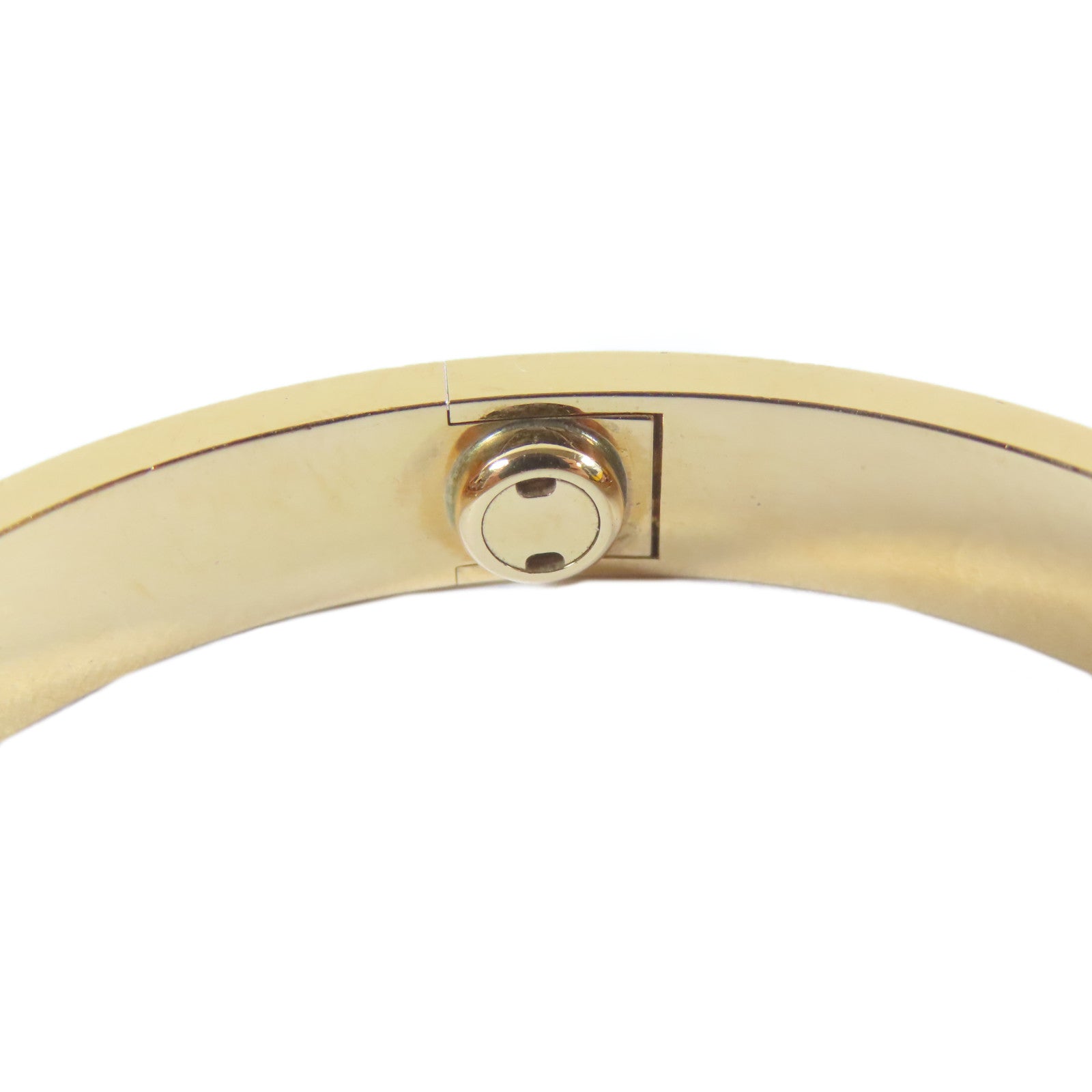 CARTIER 18K黃金Love Bracelet 4 Diamond手鐲Cartier#16/#15cm