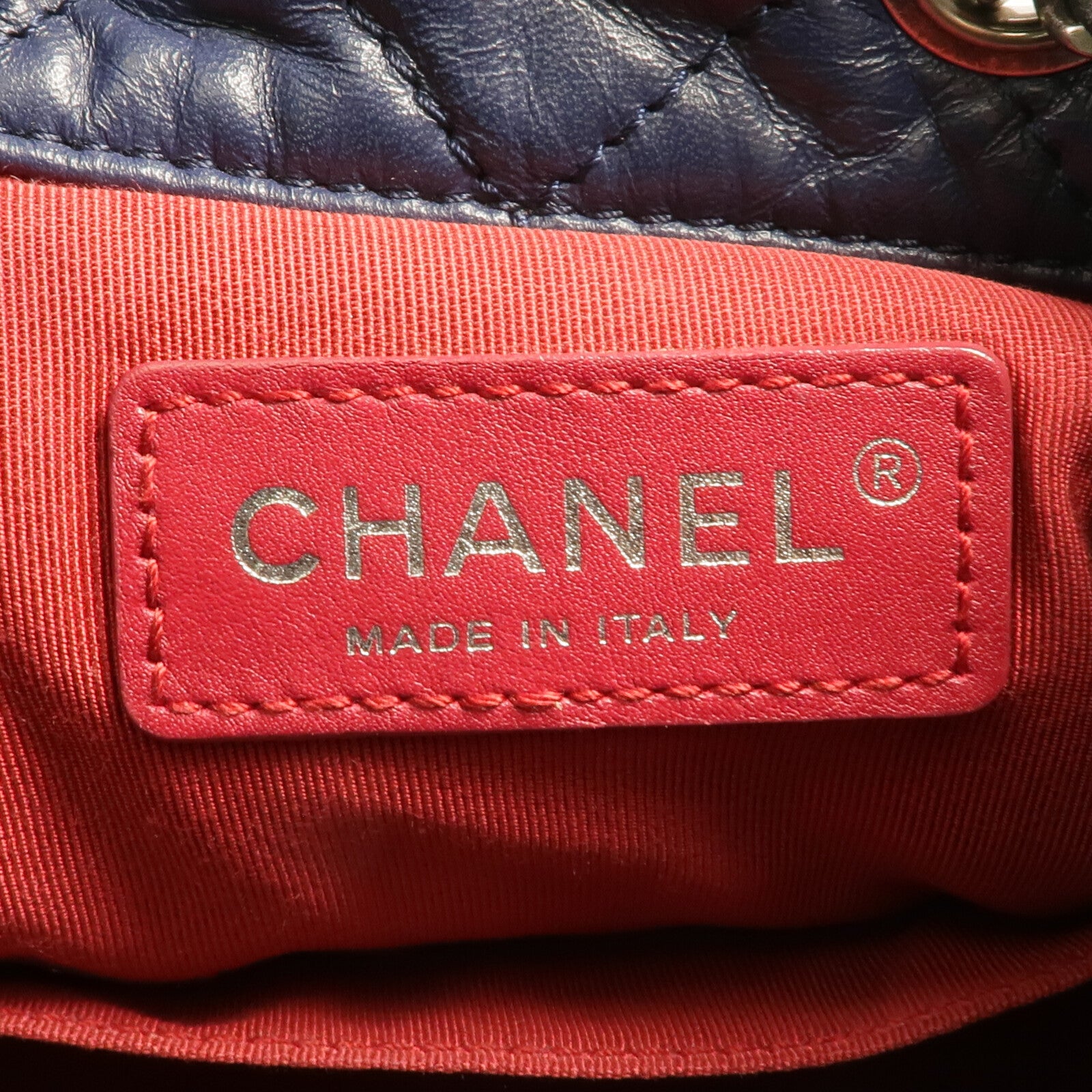 CHANEL 牛皮皮革Gabrielle Backpack銀扣背包